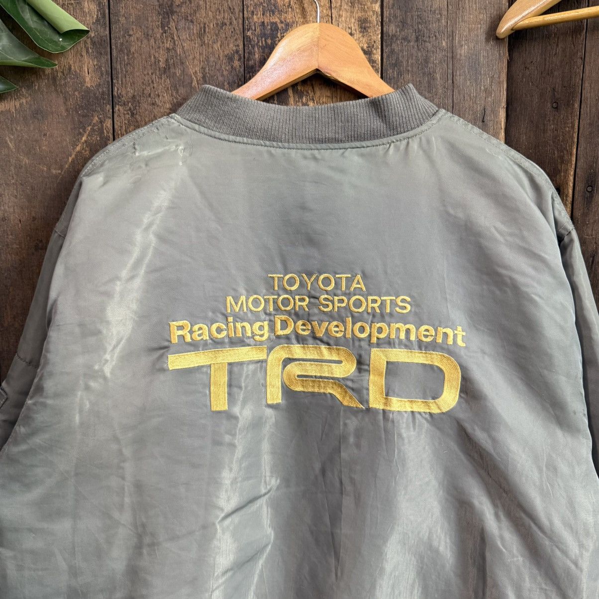 Vintage Vintage Toyota TRD Racing Development Bomber Jacket MA-1 Size US XL / EU 56 / 4 - 2 Thumbnail