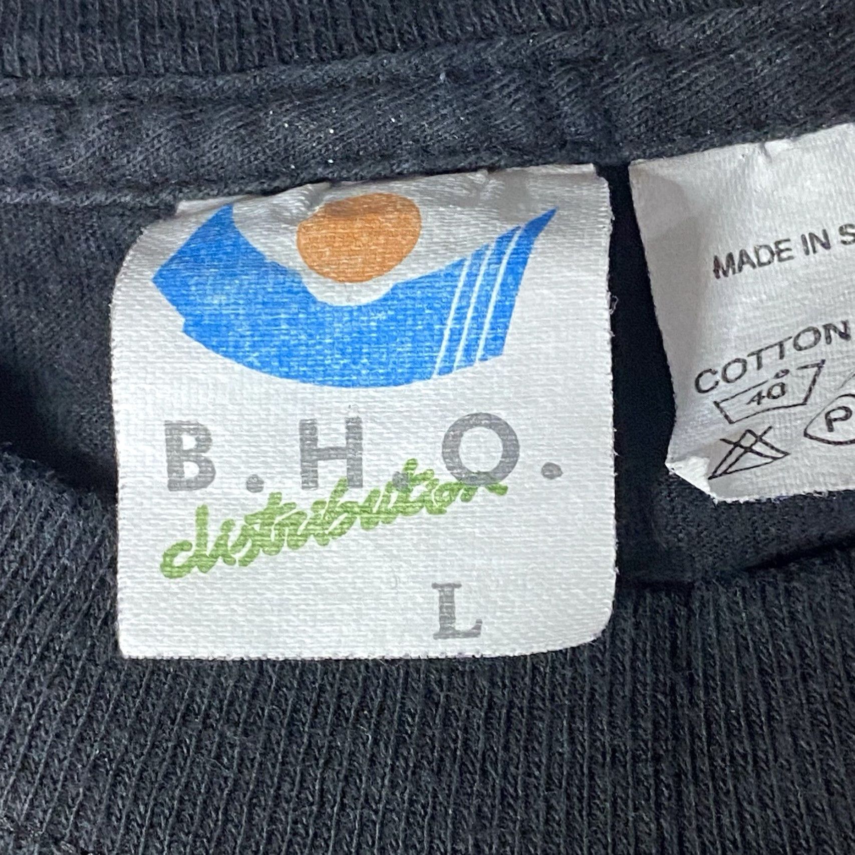 Vintage VINTAGE Paris T Shirt Tour Large Eiffel Tower Black Fade Embroidered RARE B.H.O. T-Shirt Unisex Adults L Black Embroidered Paris Vintage Rare Size US L / EU 52-54 / 3 - 2 Thumbnail