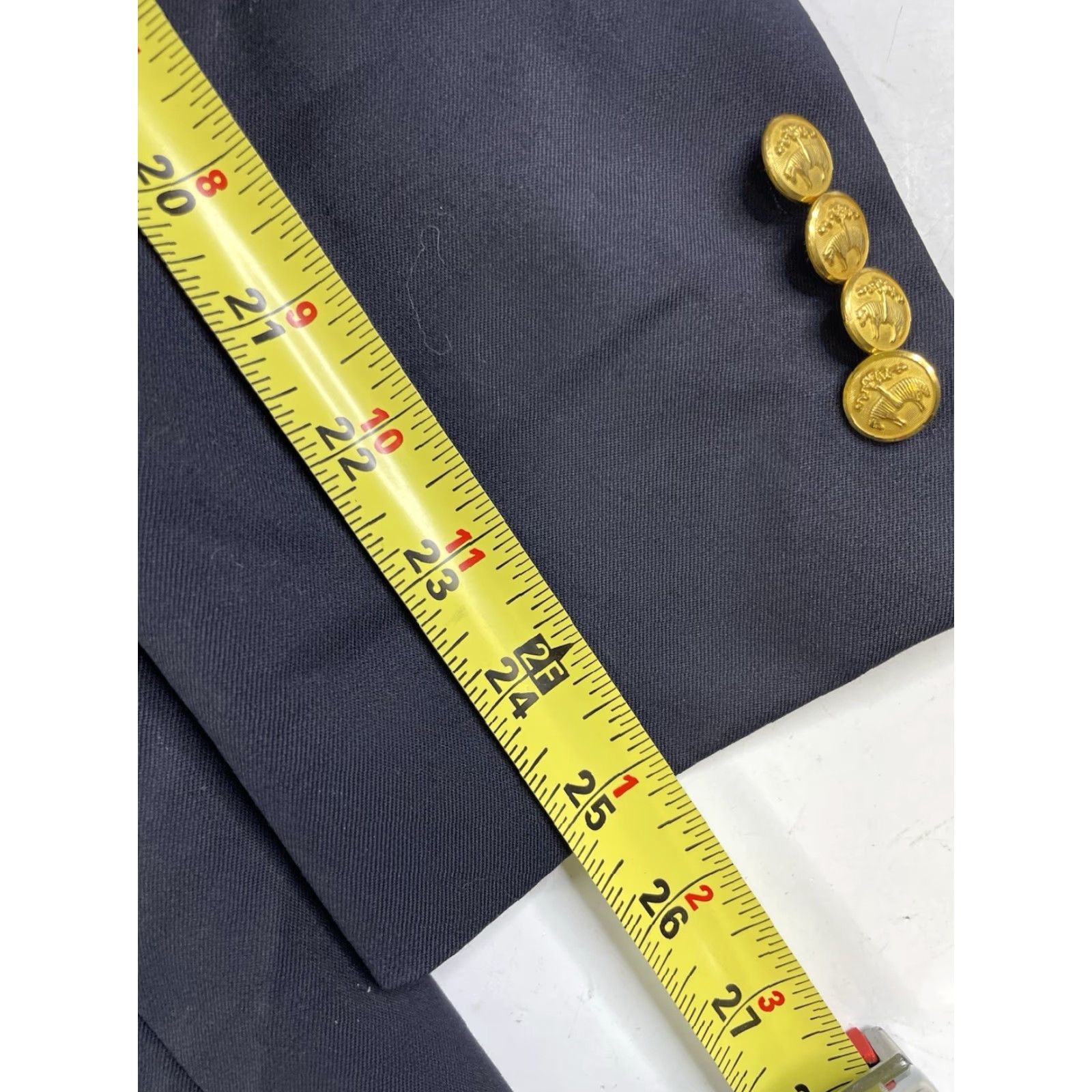 Brooks Brothers Brooks Brothers Blazer Jacket Sport Coat Wool Navy 39L Regular Long Single-Breasted Four-Button Two-Button Men Size 40R - 7 Thumbnail