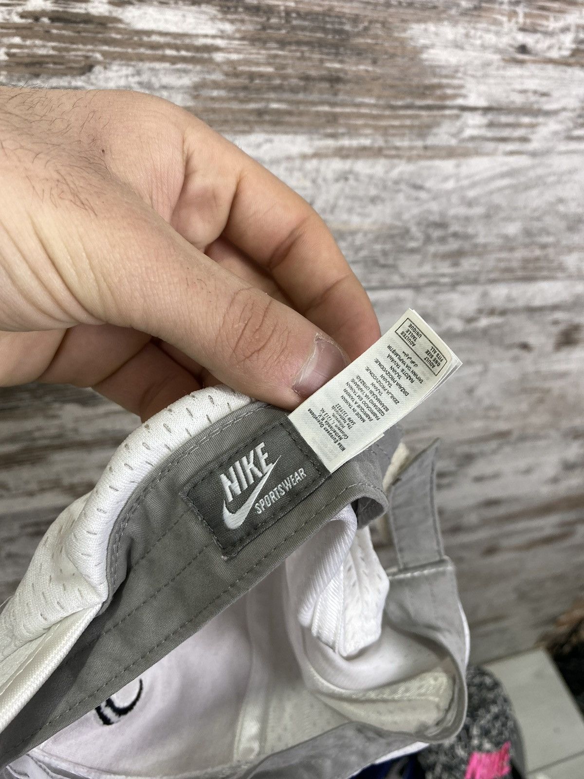 Nike × Vintage Mens Vintage Nike big logo hats cap hat y2k rare swoosh acg Size ONE SIZE - 9 Thumbnail