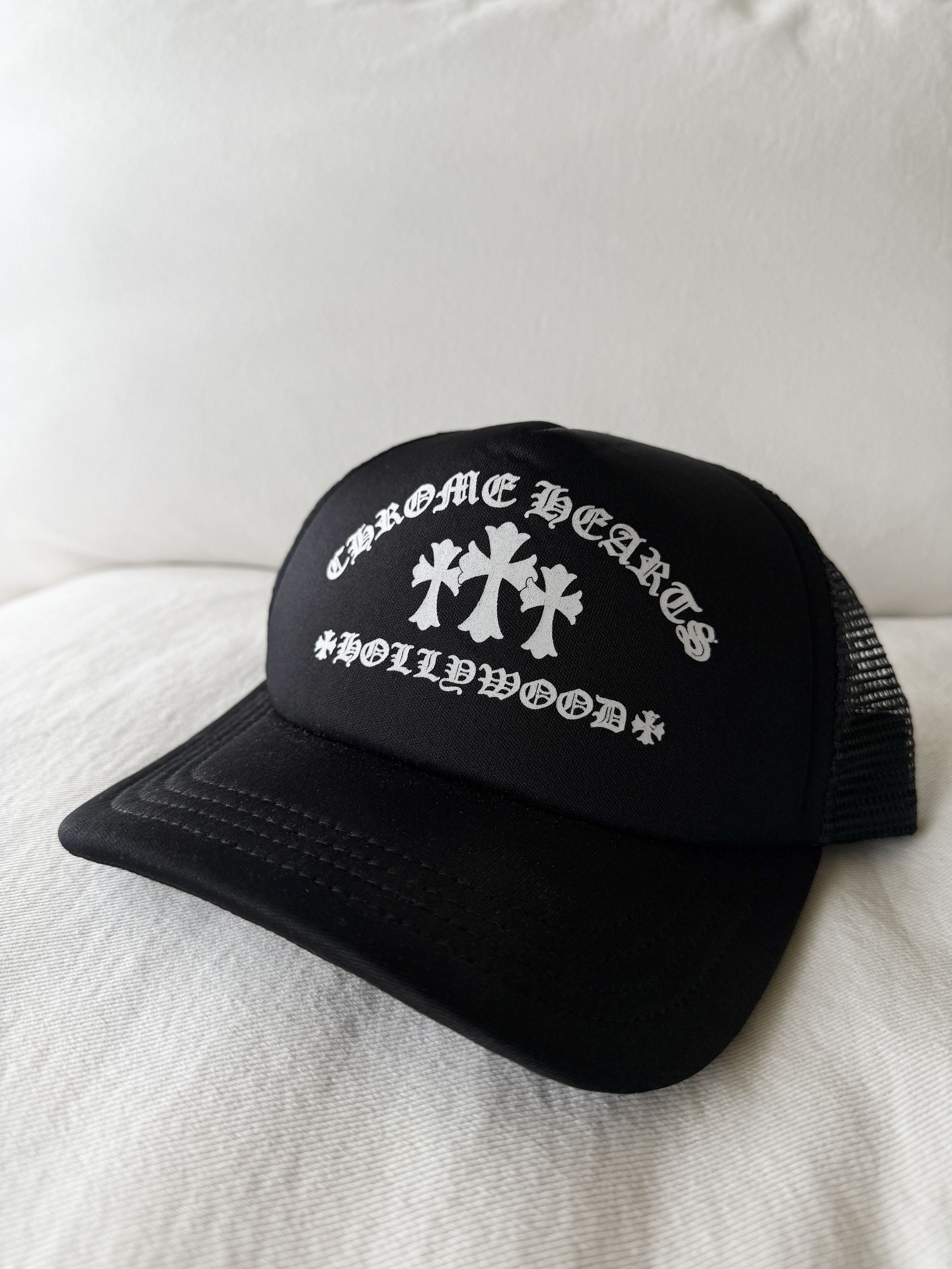 Chrome Hearts CH Cemetery Trucker Hat Size ONE SIZE - 1 Thumbnail