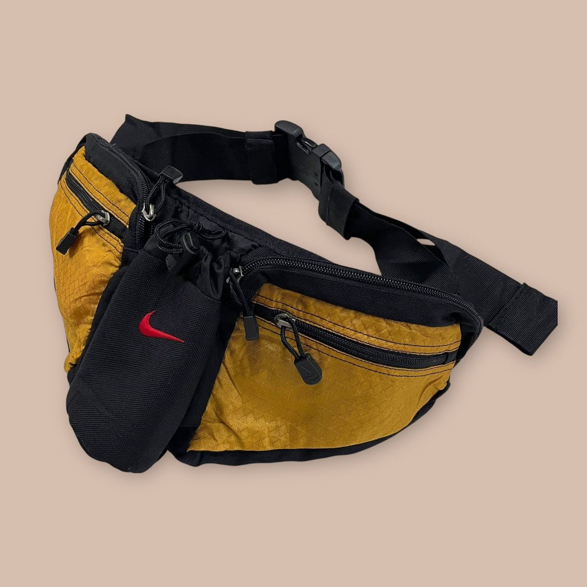 Nike OG 90's Nike Black/Yellow Waist Bag Size ONE SIZE - 2 Thumbnail