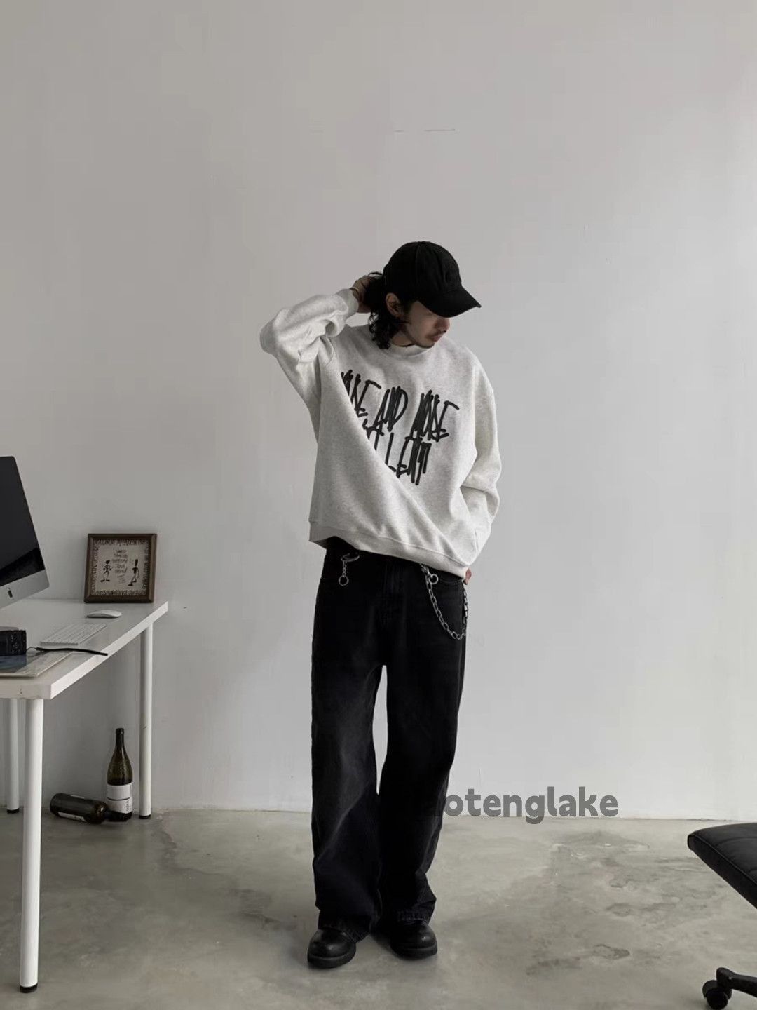 Designer × Jean × Vintage Unisex washed faded loose baggy patchwork jeans Size US 28 / EU 44 - 6 Thumbnail