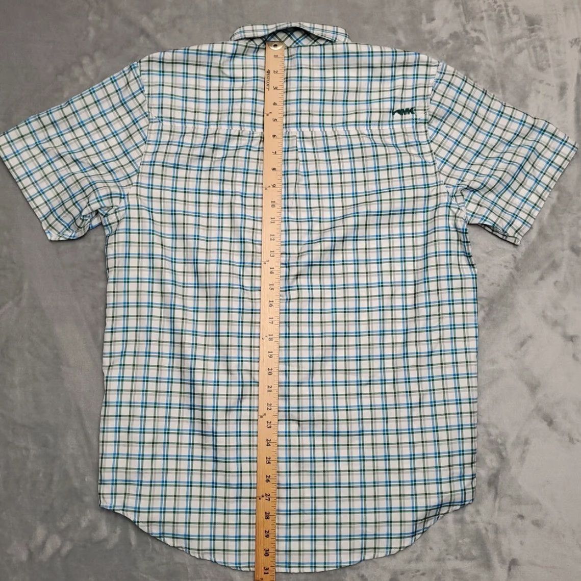 Mountain Khakis VINTAGE Mountain Khakis Shirt Mens L Green Blue Window Pane Plaid Button Classic Fit Size US L / EU 52-54 / 3 - 7 Thumbnail