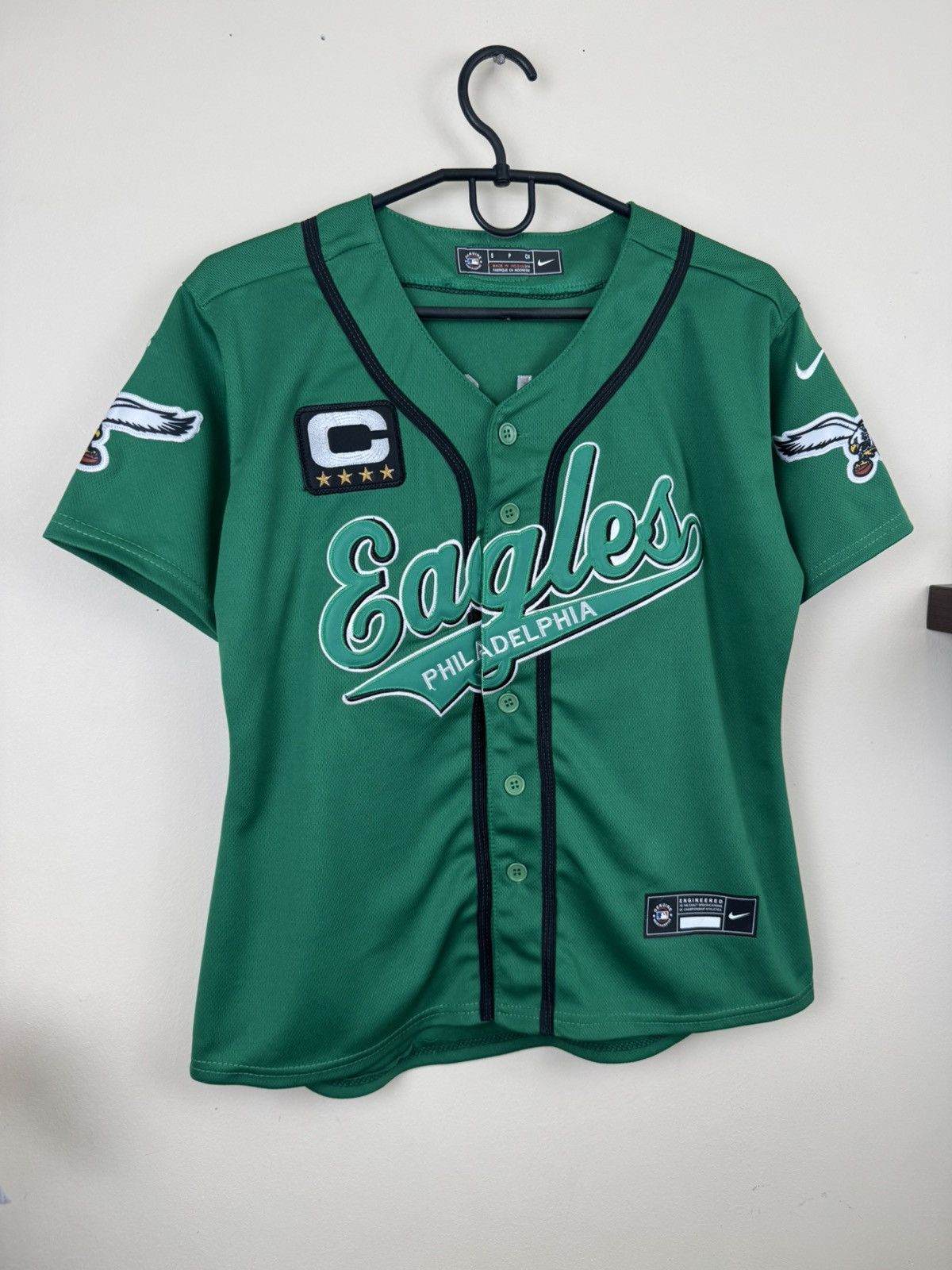 Nike Nike Jason Kelce Green Philadelphia Eagles Women S Baseball Size US S / EU 44-46 / 1 - 5 Thumbnail