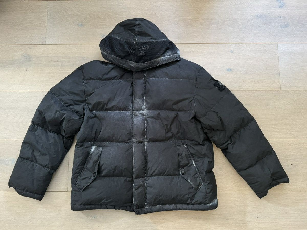 Stone Island × Supreme Supreme x Stone Island Painted Camo Crinkle 