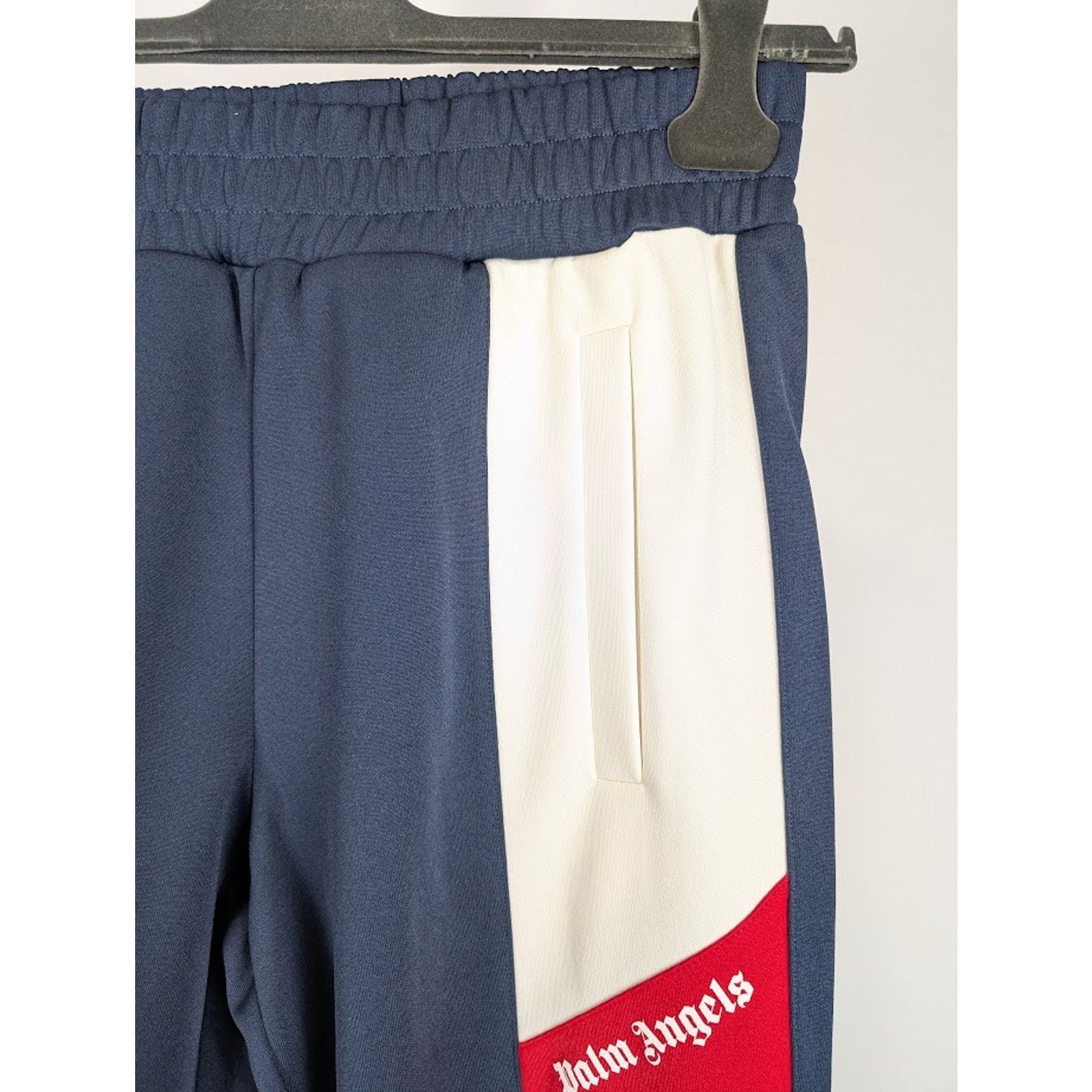 Palm Angels o1rshd1 Q: 2 / V Colarblock Track Pant in Navy Blue White Size US 32 / EU 48 - 7 Thumbnail
