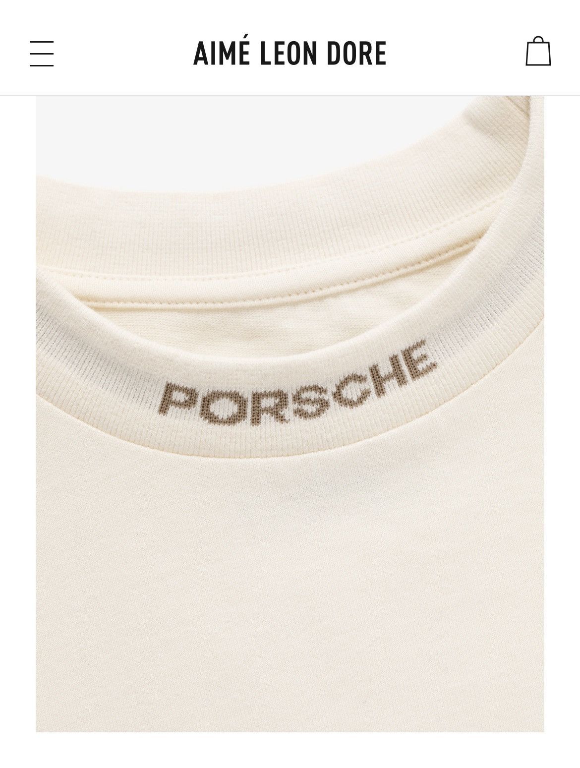Aime Leon Dore Pristine White LS AIME LEON DORE PORSHE TEE Size US XL / EU 56 / 4 - 4 Thumbnail
