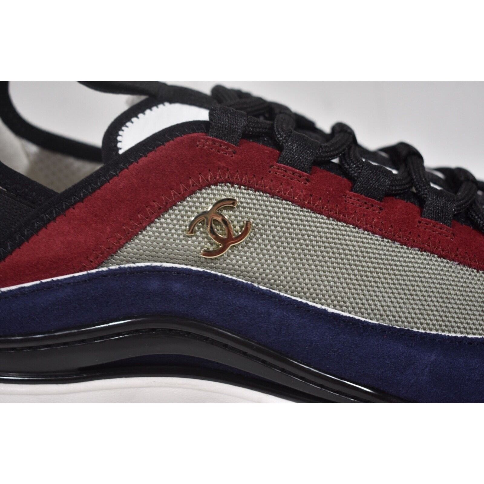 Chanel Chanel 22B Mens Low Top Lace Up Trainer Sneaker 44 11 Size US 11 / EU 44 - 2 Thumbnail