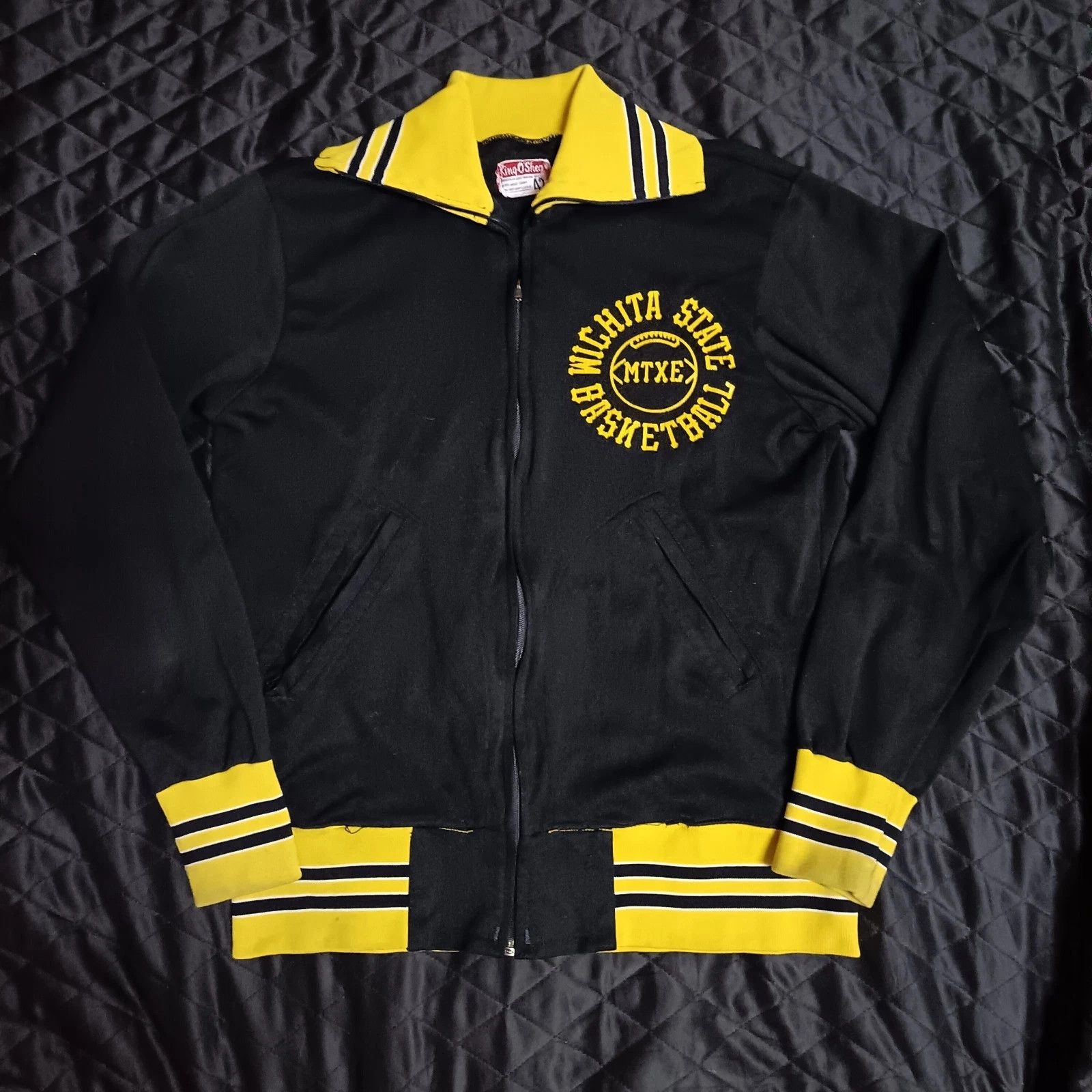 Other King O'Shea Wichita State Basketball NCAA Vintage Jacket Size US L / EU 52-54 / 3 - 1 Thumbnail