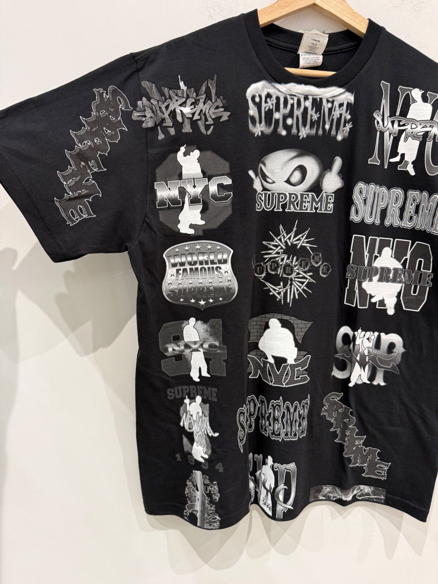 Supreme Supreme Flash Tee Black Size US M / EU 48-50 / 2 - 2 Thumbnail