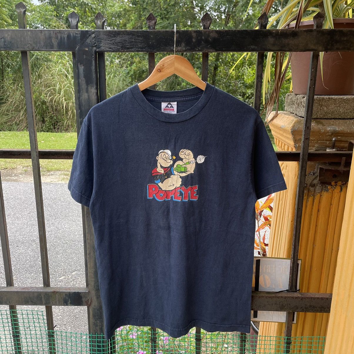 Cartoon Network × Vintage 🔥🔥Vintage 90s Popeye The Sailor Man Big Image Promo Tee Size US M / EU 48-50 / 2 - 1 Thumbnail