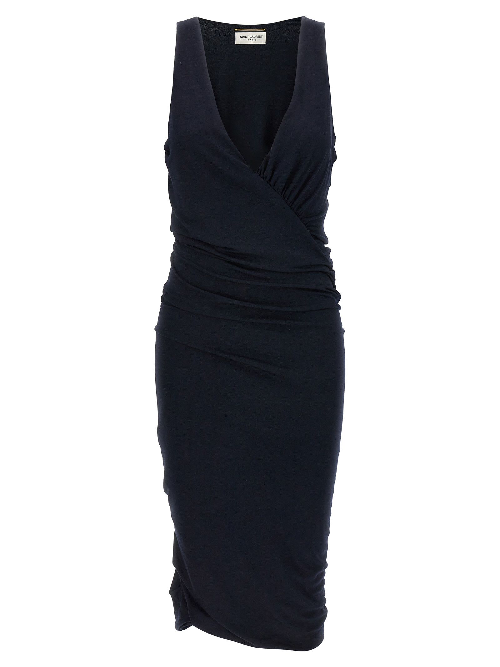 Saint Laurent Paris Jersey Dress Size XS / US 0-2 / IT 36-38 - 1 Thumbnail