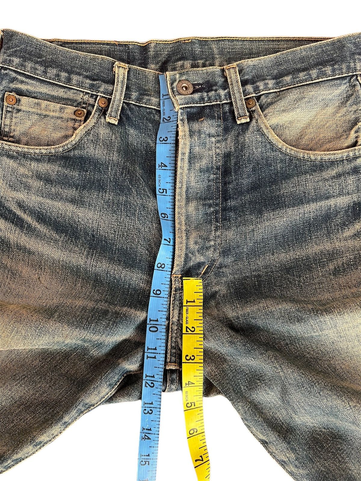 Levi's 🔥Rare🔥 Levi’s 503BXX Big E Redline W30 L34 Denim Distressed Size US 30 / EU 46 - 22 Thumbnail