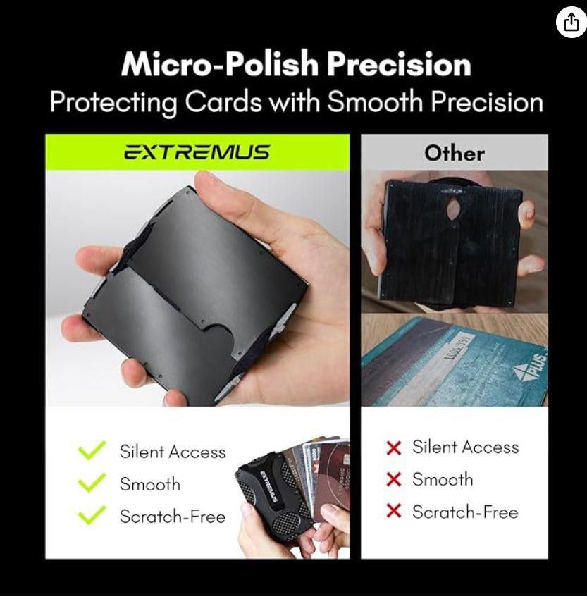 Designer Wallet, Slim with Money Clip Credit Card Front Pocket, RFID Size ONE SIZE - 7 Thumbnail