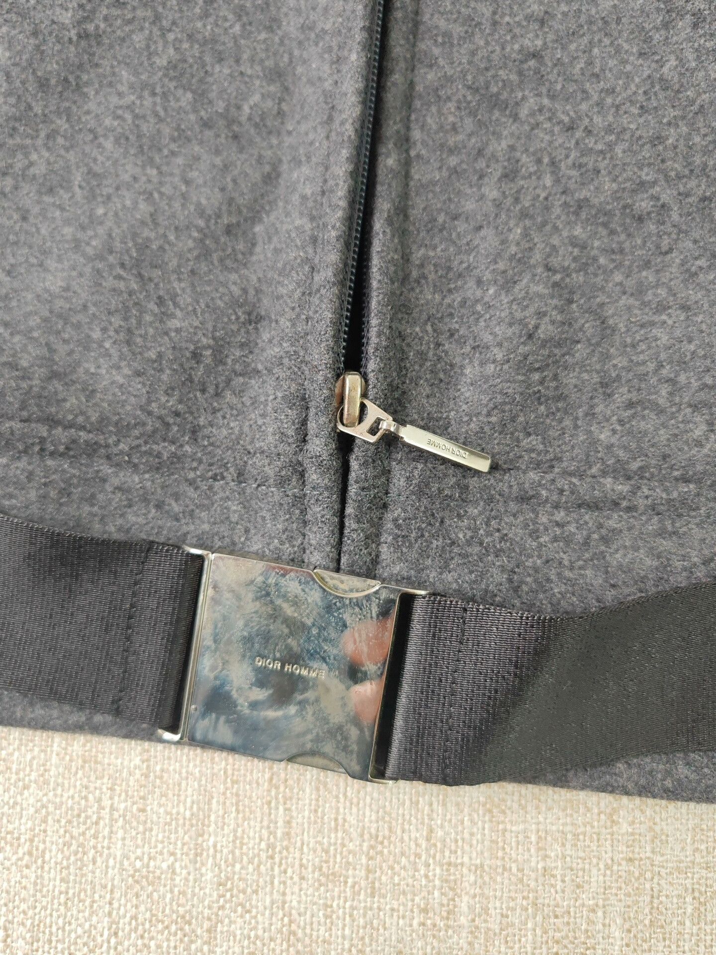 Dior Dior Homme Wool Buckle Detail Jacket Size US S / EU 44-46 / 1 - 8 Thumbnail