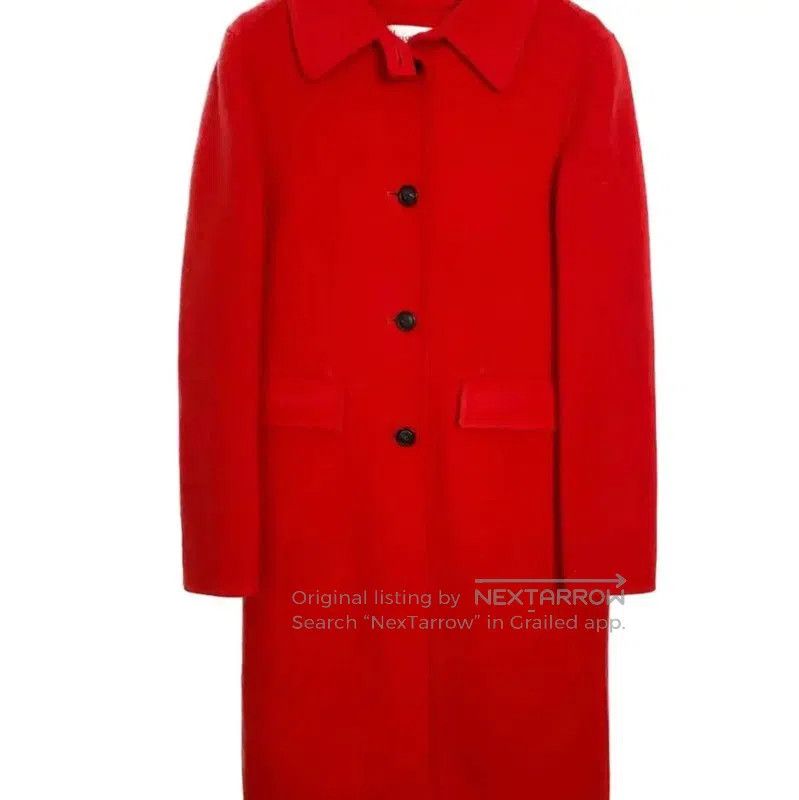 Dior Dior Red Cotton Women's Coat Size S . Size S / US 4 / IT 40 - 1 Thumbnail
