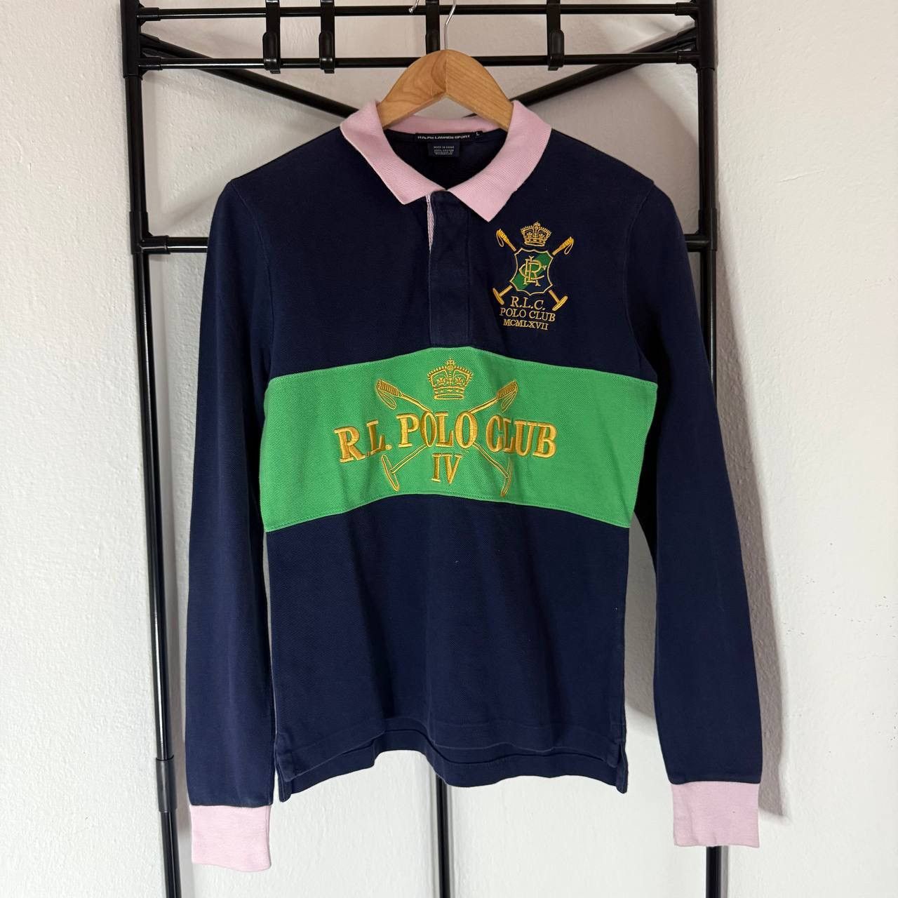 Ralph Lauren Rl Polo Club Vintage Rugby Shirt Tee Cheef Keef Size L / US 10 / IT 46 - 1 Thumbnail
