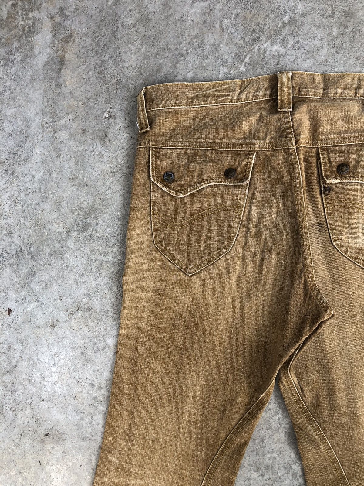 Lee Japanese Lee Flared Jeans Distressed Jeans Size US 34 / EU 50 - 9 Thumbnail