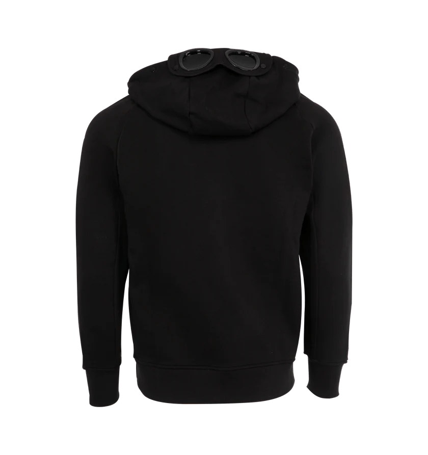 C.P. Company o1h1sh10525 Goggle Zipped Hood Sweatshirt in Black Size US XL / EU 56 / 4 - 3 Thumbnail