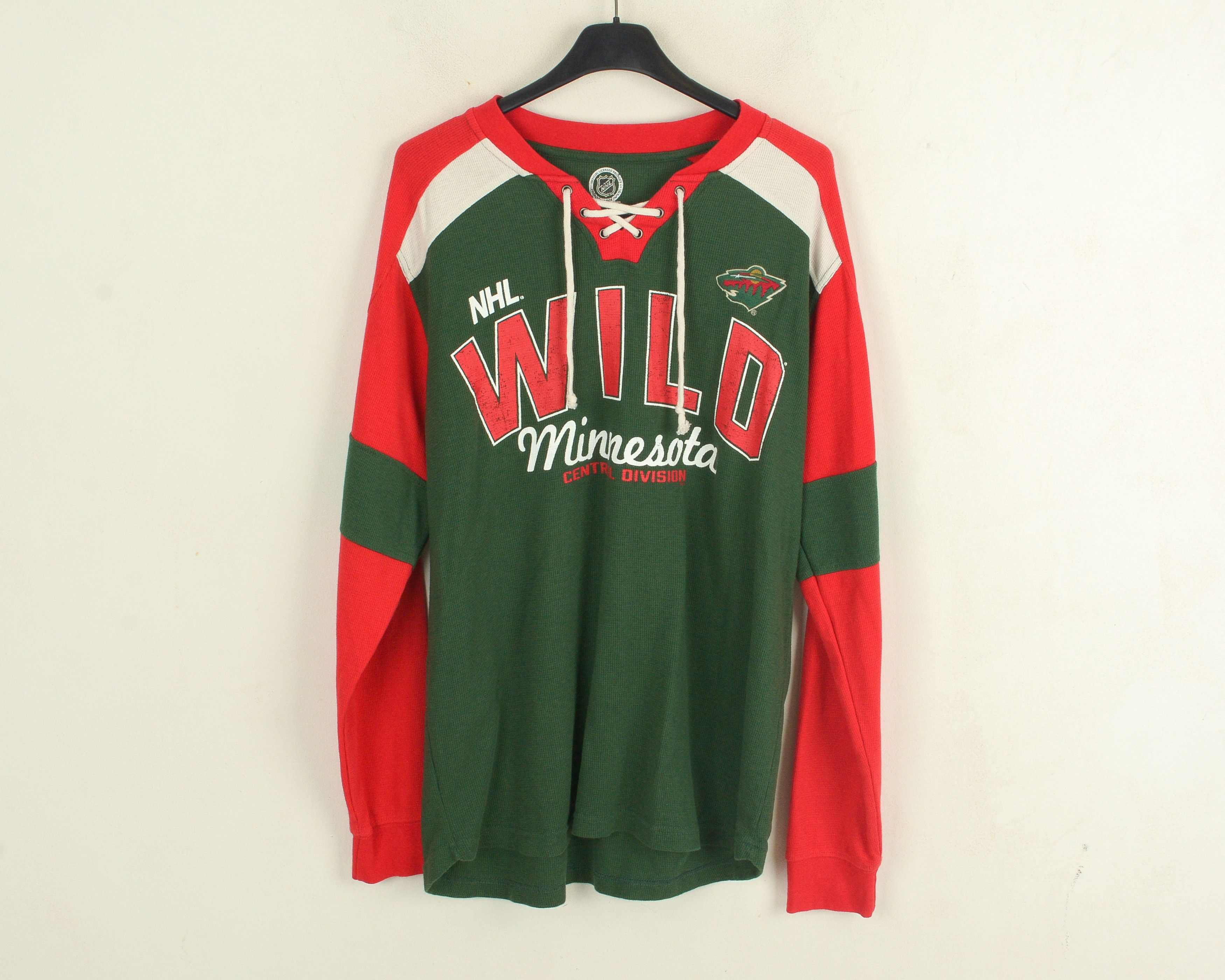 NHL Minnesota Wild G-III Men L Sweatshirt Jumper Collar Tie Size US L / EU 52-54 / 3 - 1 Thumbnail