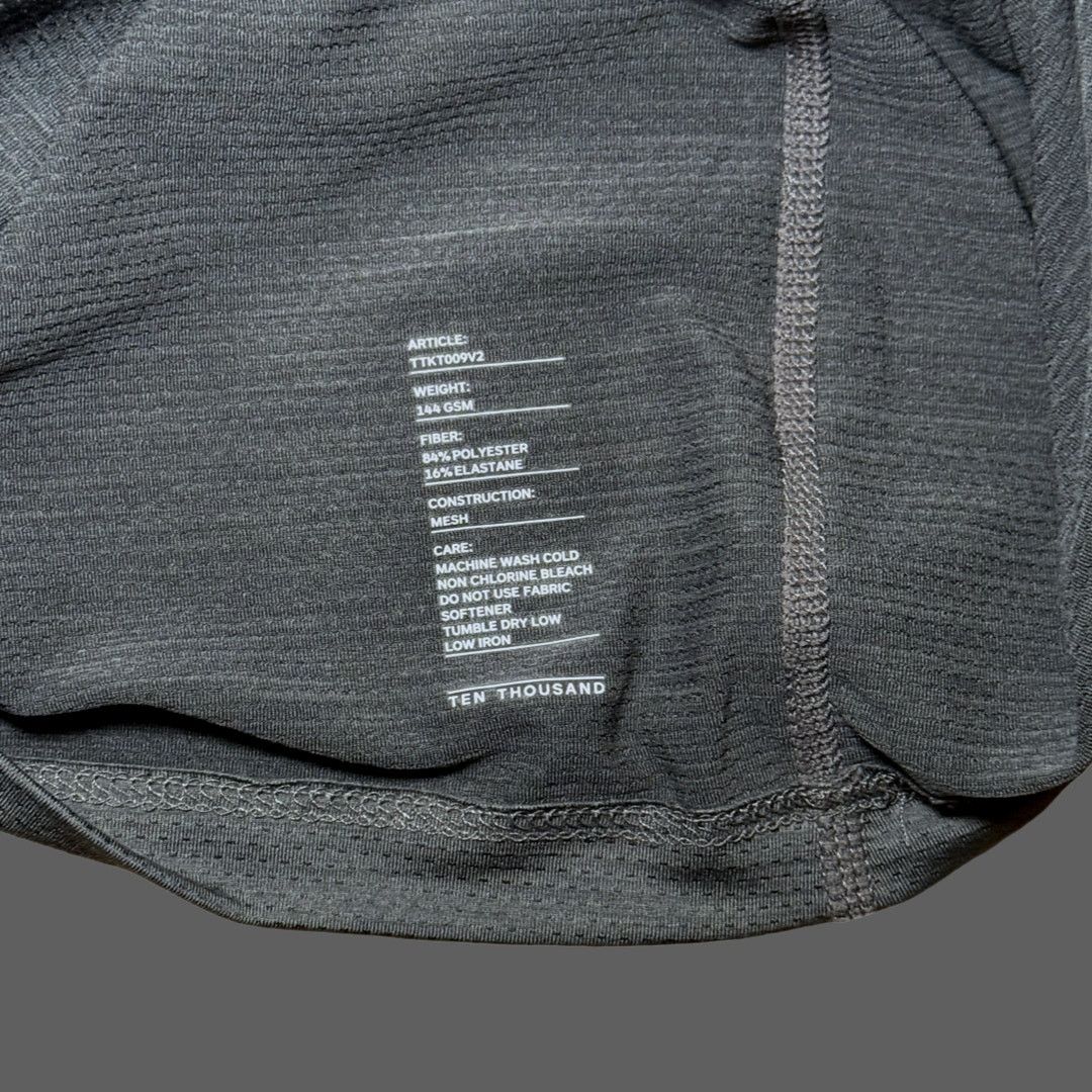 Ten Thousand Ten Thousand Interval Training Shirt Iron Gray XXL Size US XXL / EU 58 / 5 - 5 Thumbnail