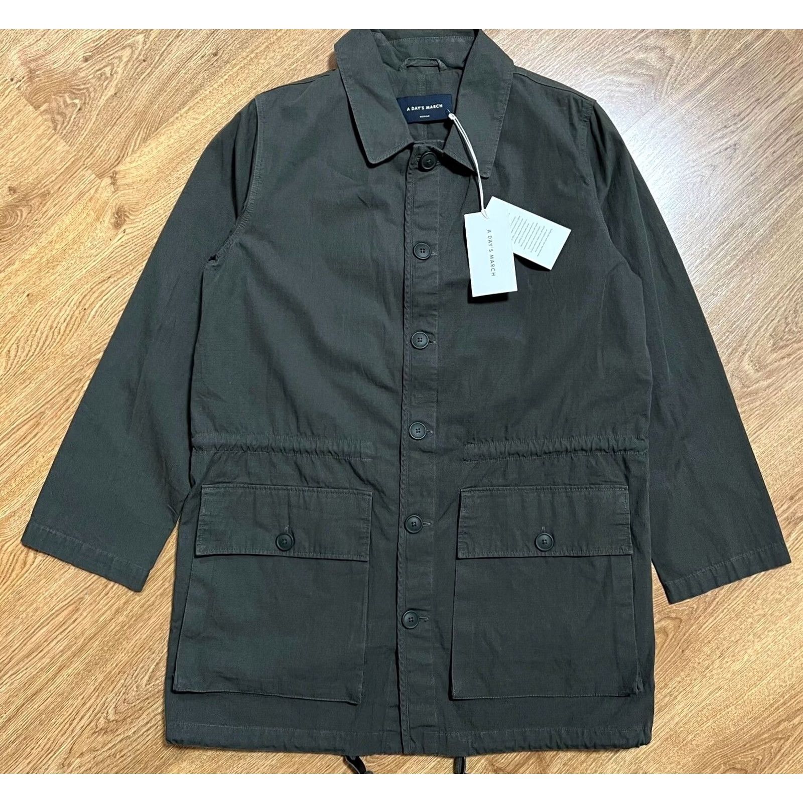 A Day's March A Day's March Jacket Men Army Size M Overshirt Cotton All Seasons Casual Button Front Size US M / EU 48-50 / 2 - 2 Thumbnail