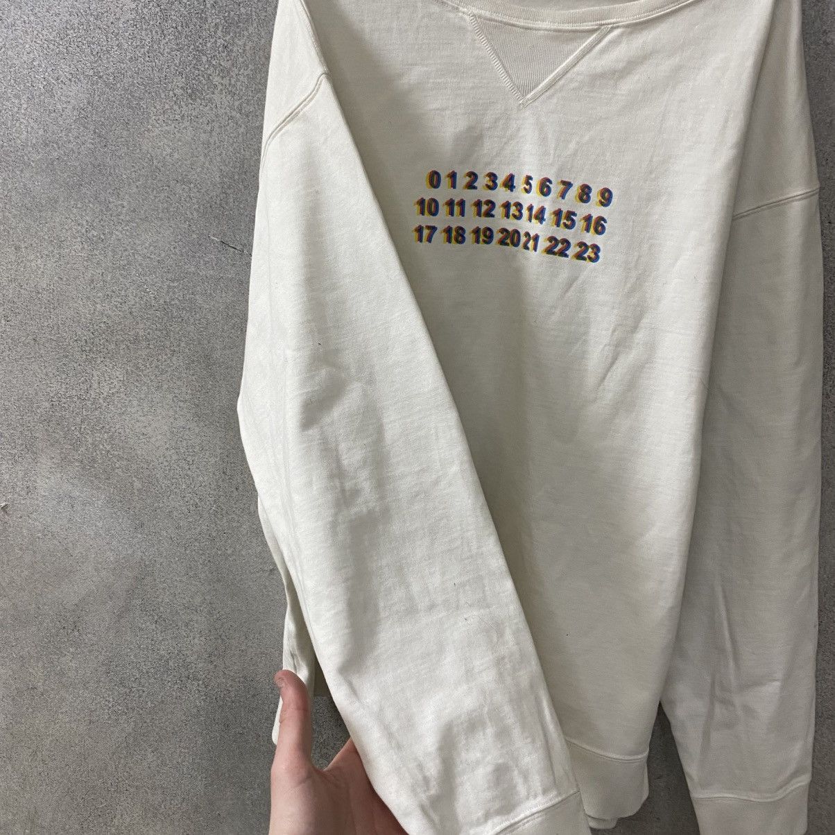 Maison Margiela Maison Margiela sweatshirt big logo Size US XL / EU 56 / 4 - 4 Thumbnail