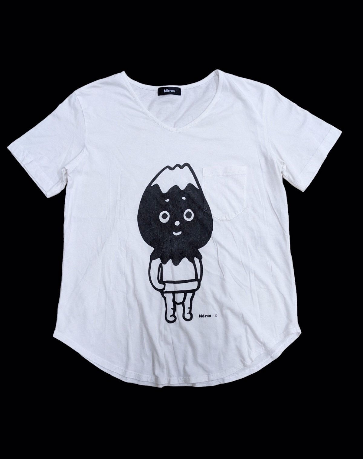 image of Issey Miyake Ne-Net Tshirt in White, Men's (Size Medium)