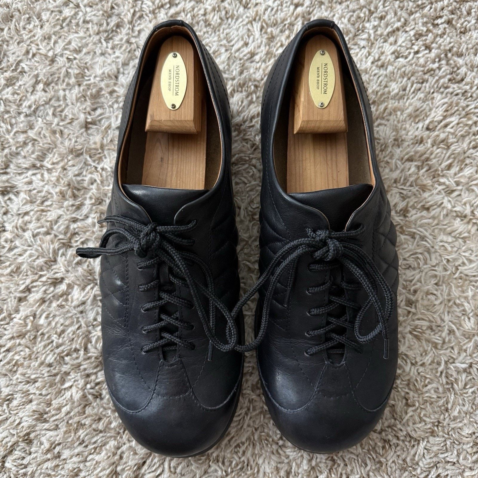 Dries Van Noten RARE Dries Van Noten Quilted Black Leather Dress Shoes 11.5 Size US 11.5 / EU 44-45 - 2 Thumbnail