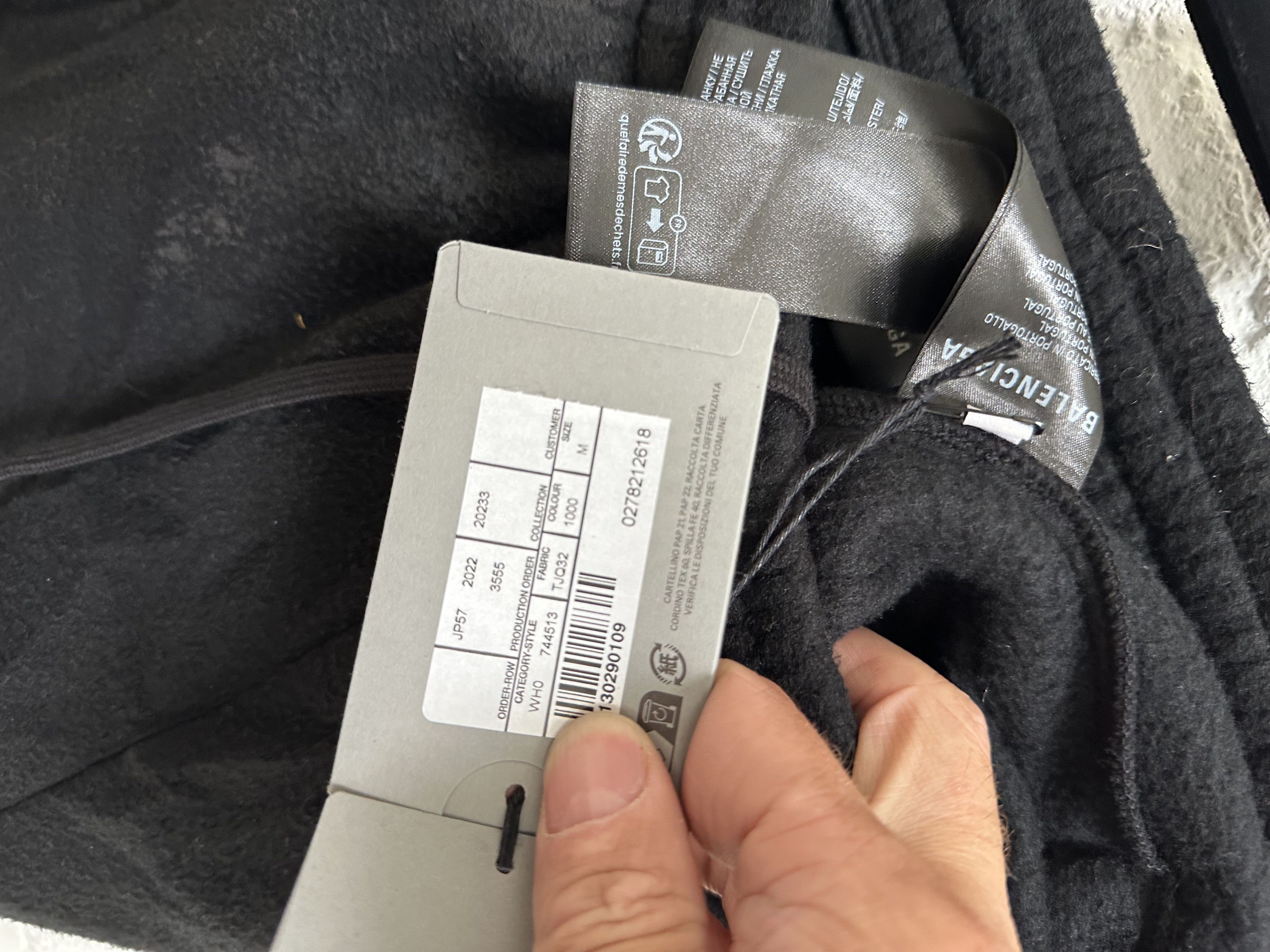 Balenciaga Balenciaga Black washed wide trousers Size M Size US 34 / EU 50 - 8 Thumbnail