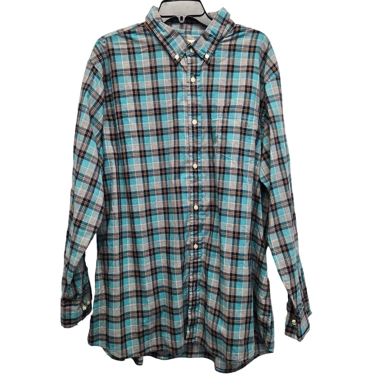 Sonoma Sonoma Mens 2XL Cotton Plaid Long Sleeve Button Up Shirt Size US XXL / EU 58 / 5 - 1 Thumbnail