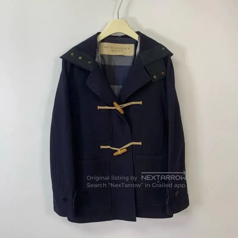 Burberry Burberry Women's Navy Blue Wool Coat. Size XS / US 0-2 / IT 36-38 - 1 Thumbnail