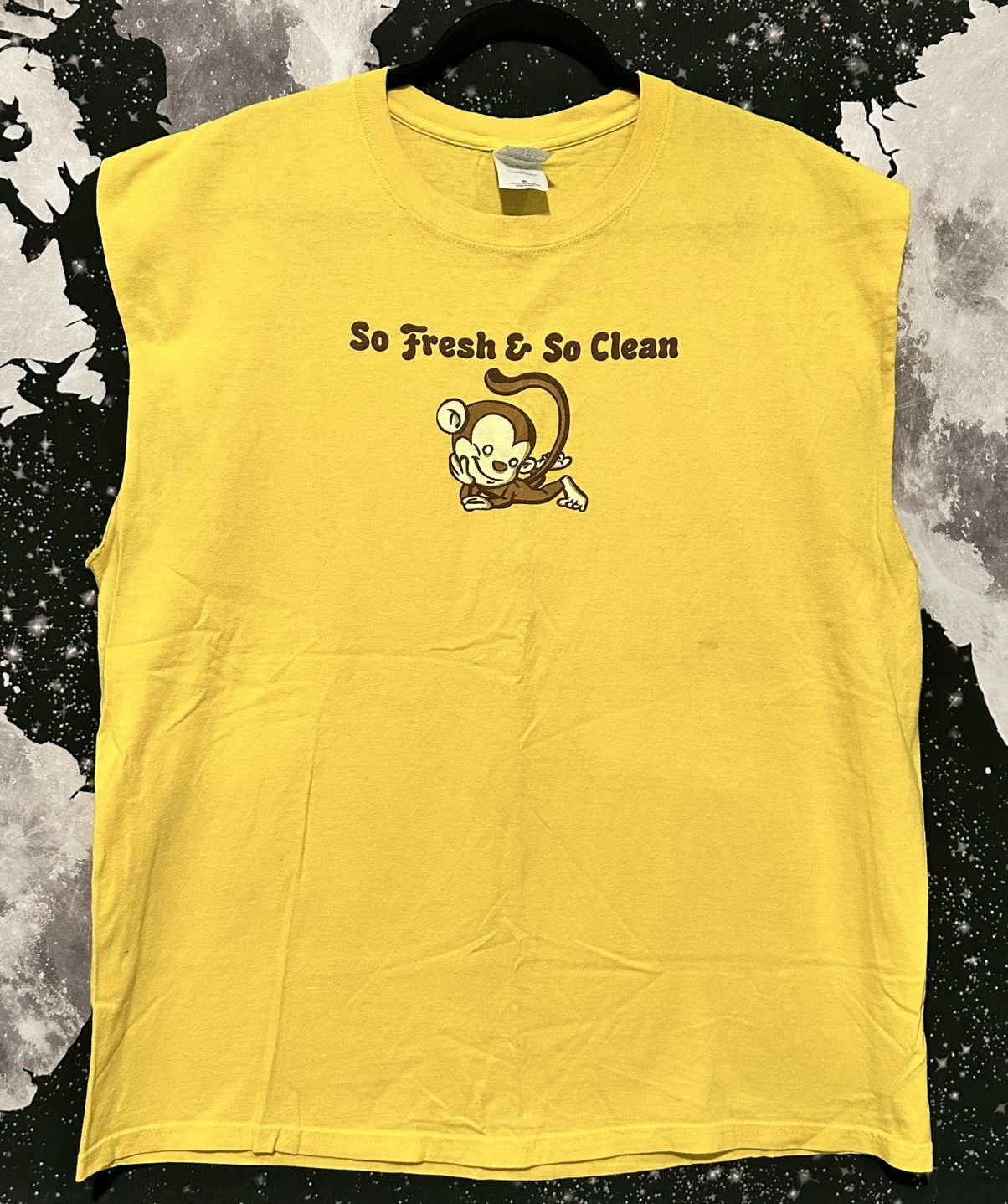 Gildan So Fresh & Clean Cartoon Monkey Shirt Size US XL / EU 56 / 4 - 1 Thumbnail