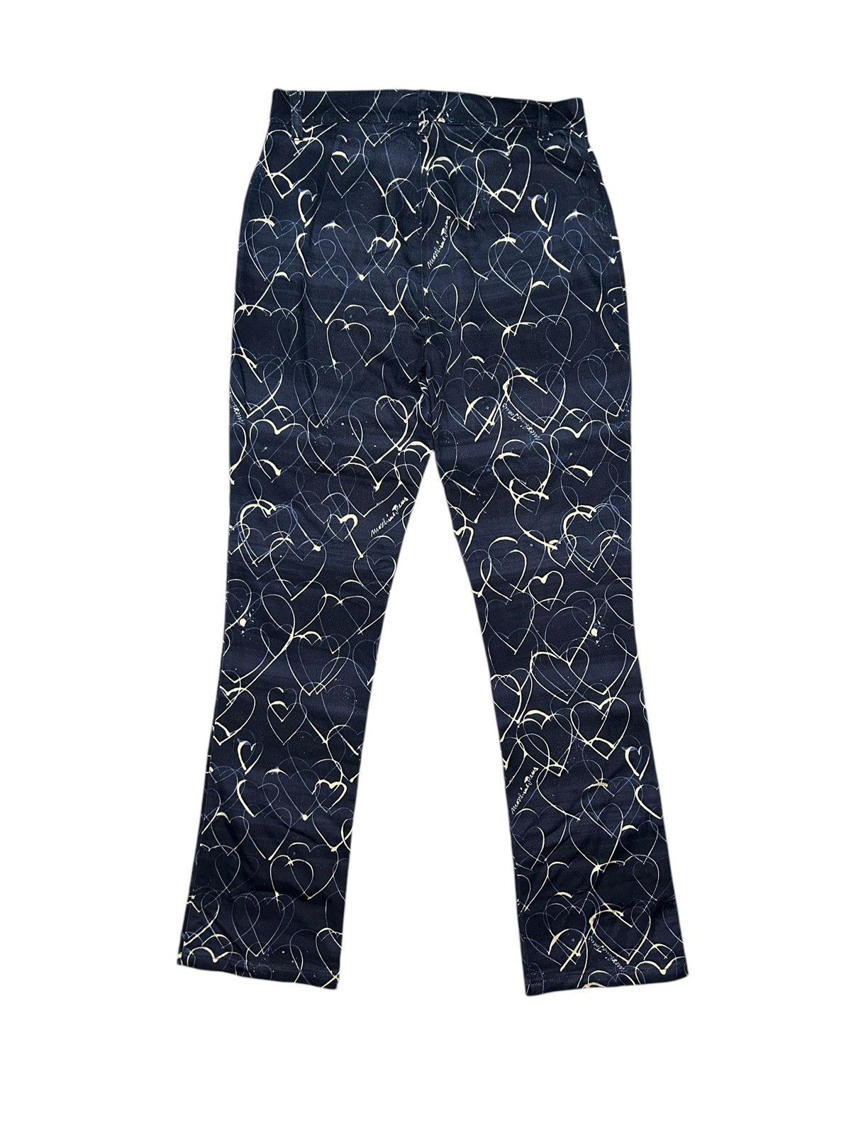 Moschino 90s Flared Trousers Size 28" / US 6 / IT 42 - 2 Thumbnail