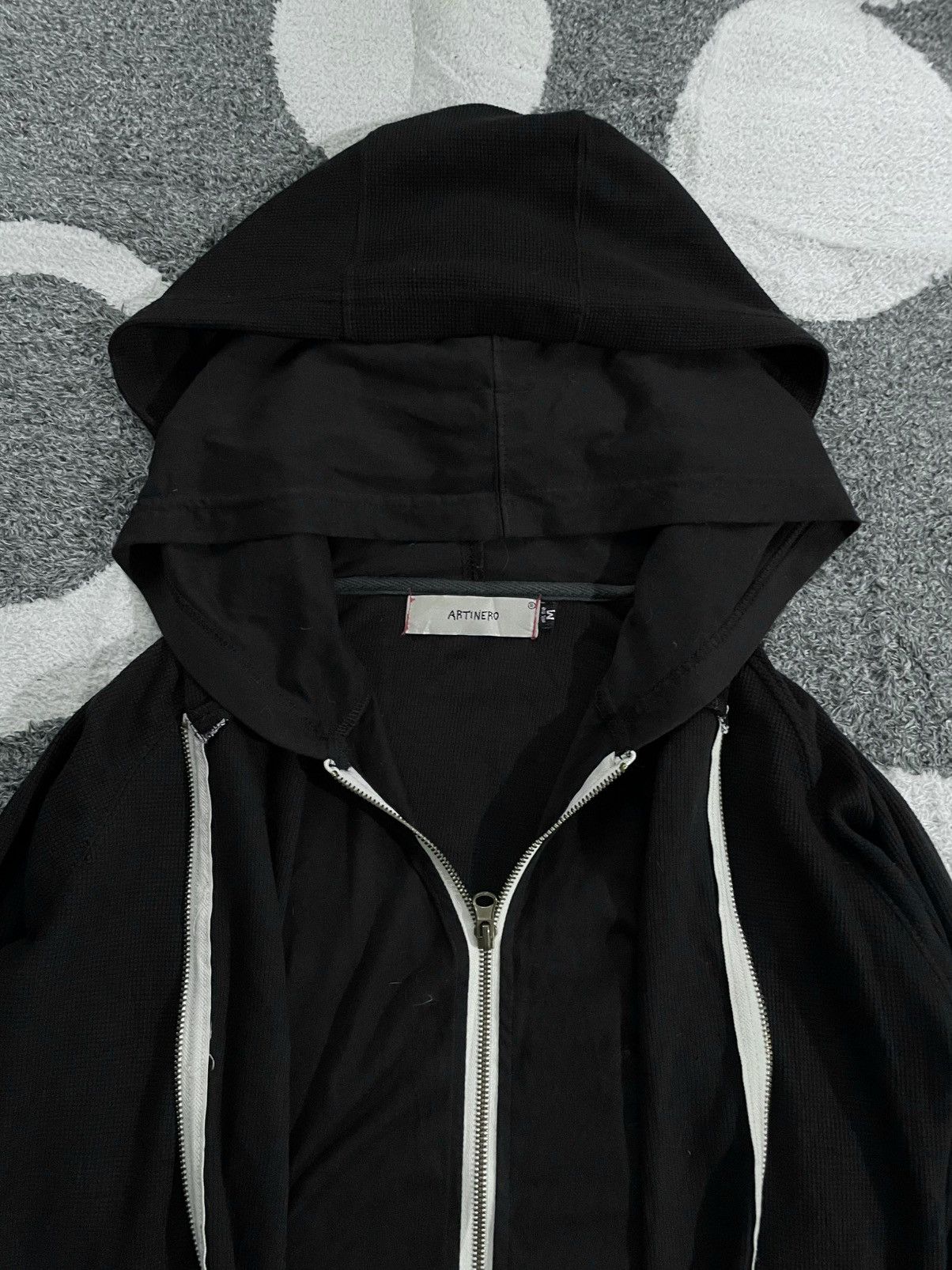Japanese Brand JAPANESE DOUBLE LAYER ARTINERO ZIP HOODIE Size US M / EU 48-50 / 2 - 4 Thumbnail