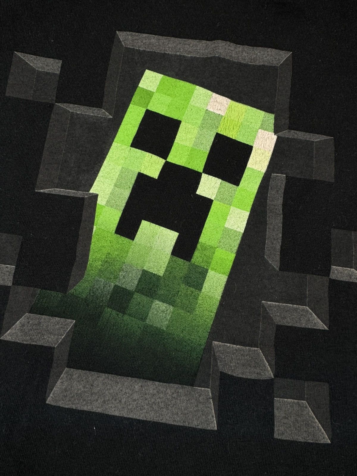 Vintage Vintage 00s Minecraft mojang creeper video game promo tee Size US XL / EU 56 / 4 - 5 Thumbnail