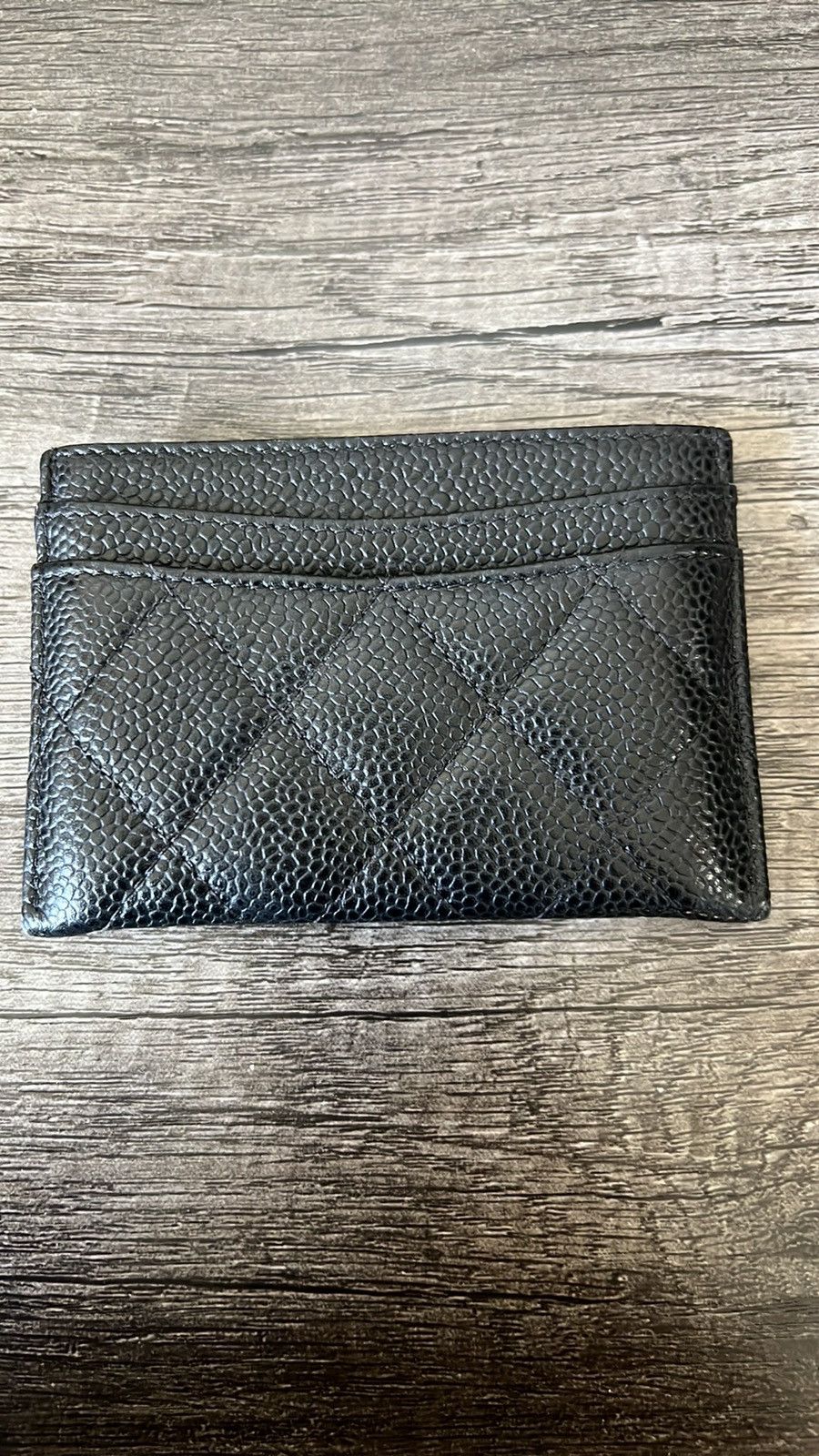 Chanel Authentic Chanel card holder Black Silver Size ONE SIZE - 6 Thumbnail
