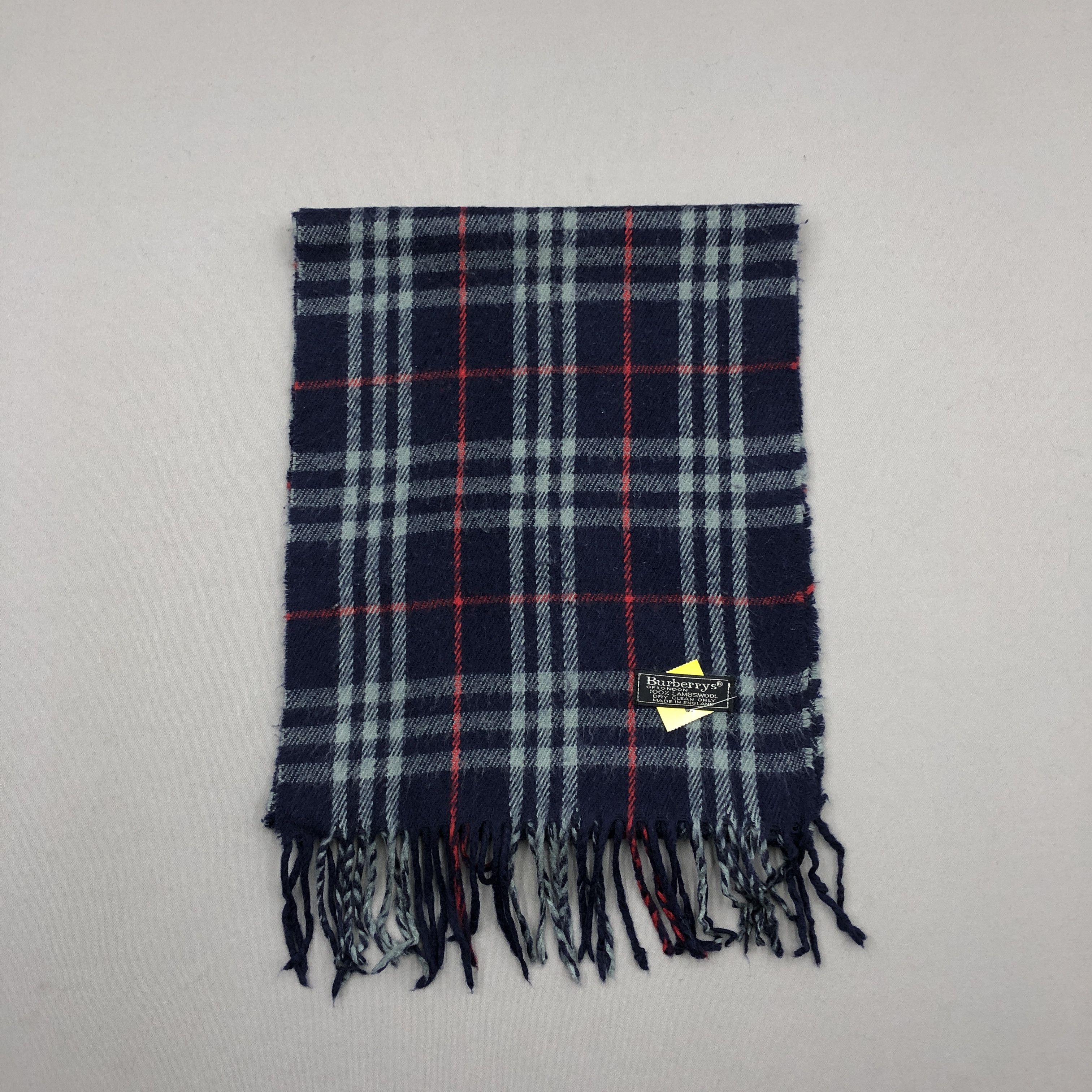 Burberry Vintage Burberry Scarf Muffler Wool Cashmere Scarves Size ONE SIZE - 2 Thumbnail
