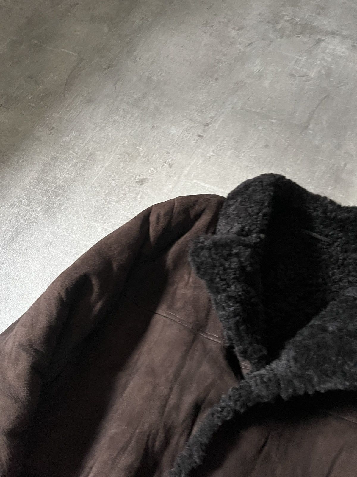 Prada Prada sheep skin shearling brown leather coat Size US L / EU 52-54 / 3 - 6 Thumbnail