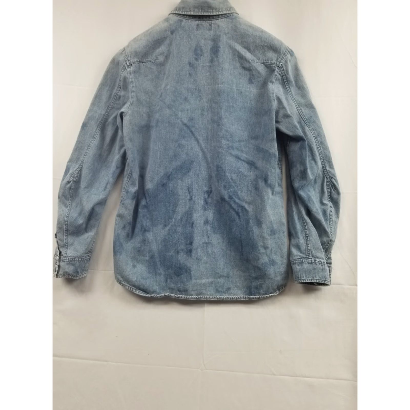 Levi's VINTAGE Levi's Denim Shirt Mens M Long Sleeve Blue Button-Up Collared Pocketed Cowboy Western 90s Casual Workwear Size US M / EU 48-50 / 2 - 2 Thumbnail