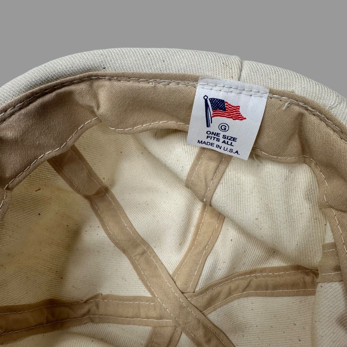 Vintage Vintage 1970s blank painter hat Size ONE SIZE - 6 Thumbnail