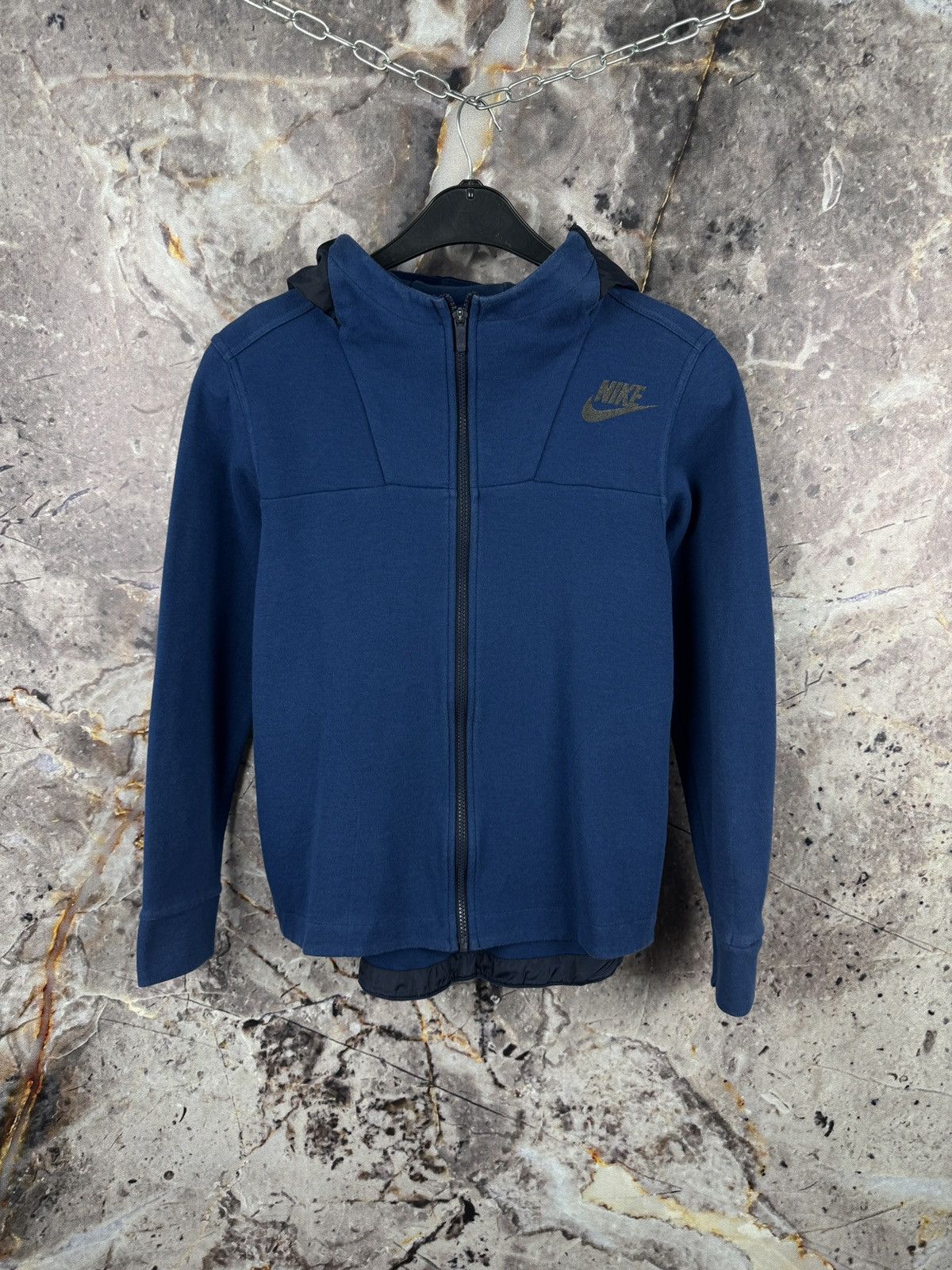 Nike Men’s Nike Tech Fleece Jacket Blue Sportswear Size XS Size US XS / EU 42 / 0 - 1 Thumbnail