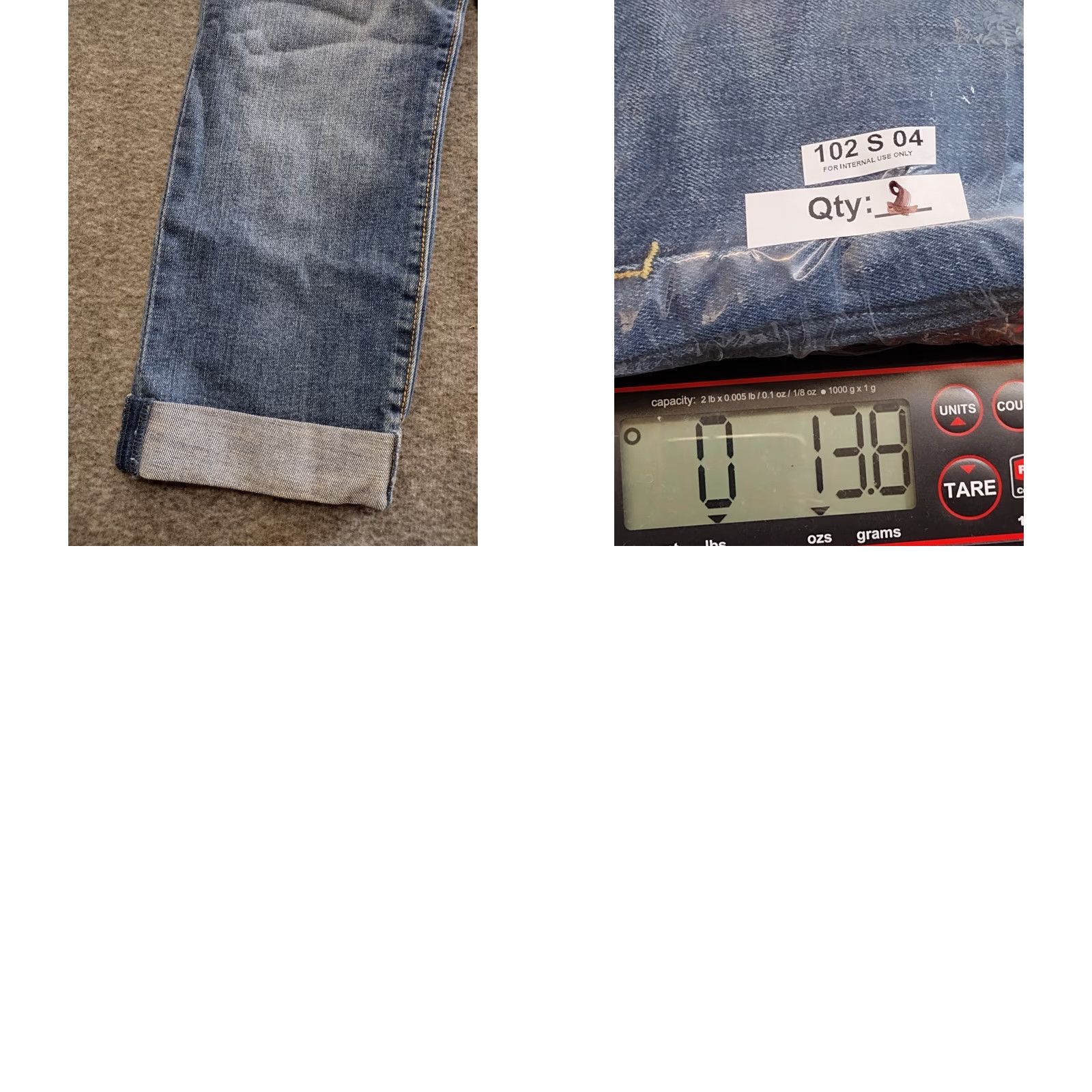 Old Navy OLD NAVY Distressed Cuffed Blue Denim Maternity Jeans Size 8 Size 30" / US 8 / IT 44 - 8 Thumbnail