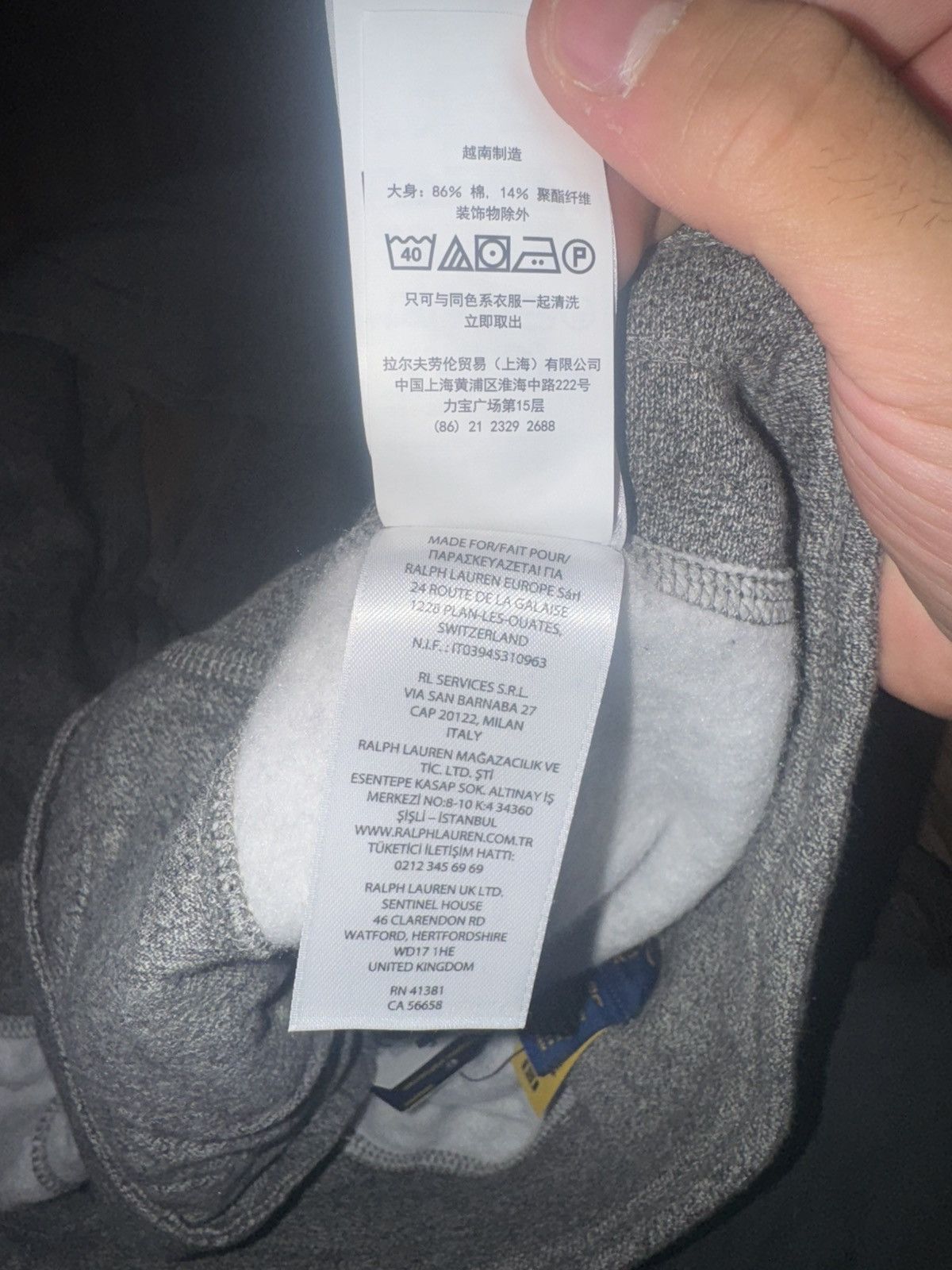 Polo Ralph Lauren Polo Ralph Lauren Men’s Signature Sweatpants Gray Size Large Size US 36 / EU 52 - 10 Thumbnail