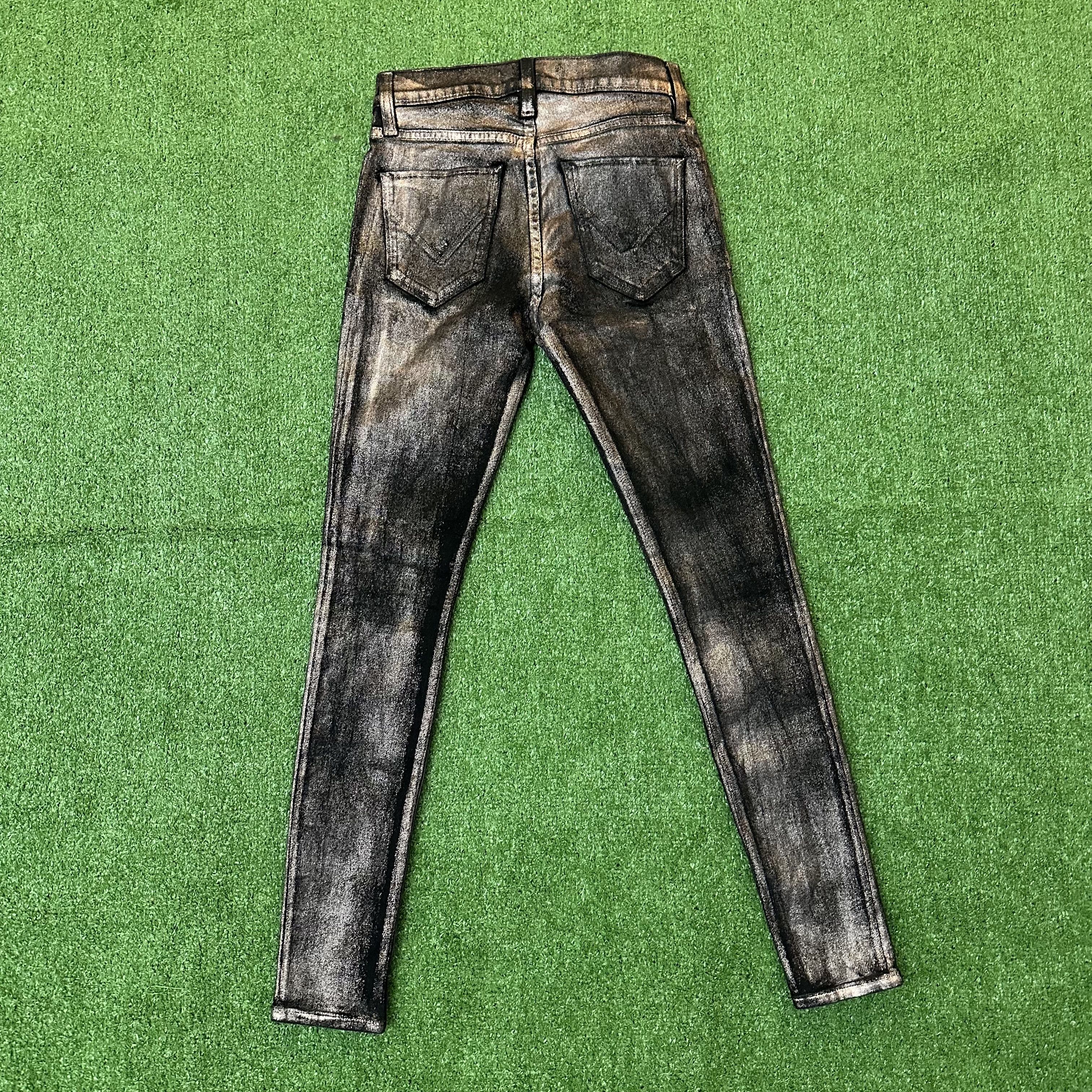 Hudson Women's Hudson Los Angeles Grey/Brown Jeans Size 25" / US 0 / IT 36 - 2 Thumbnail