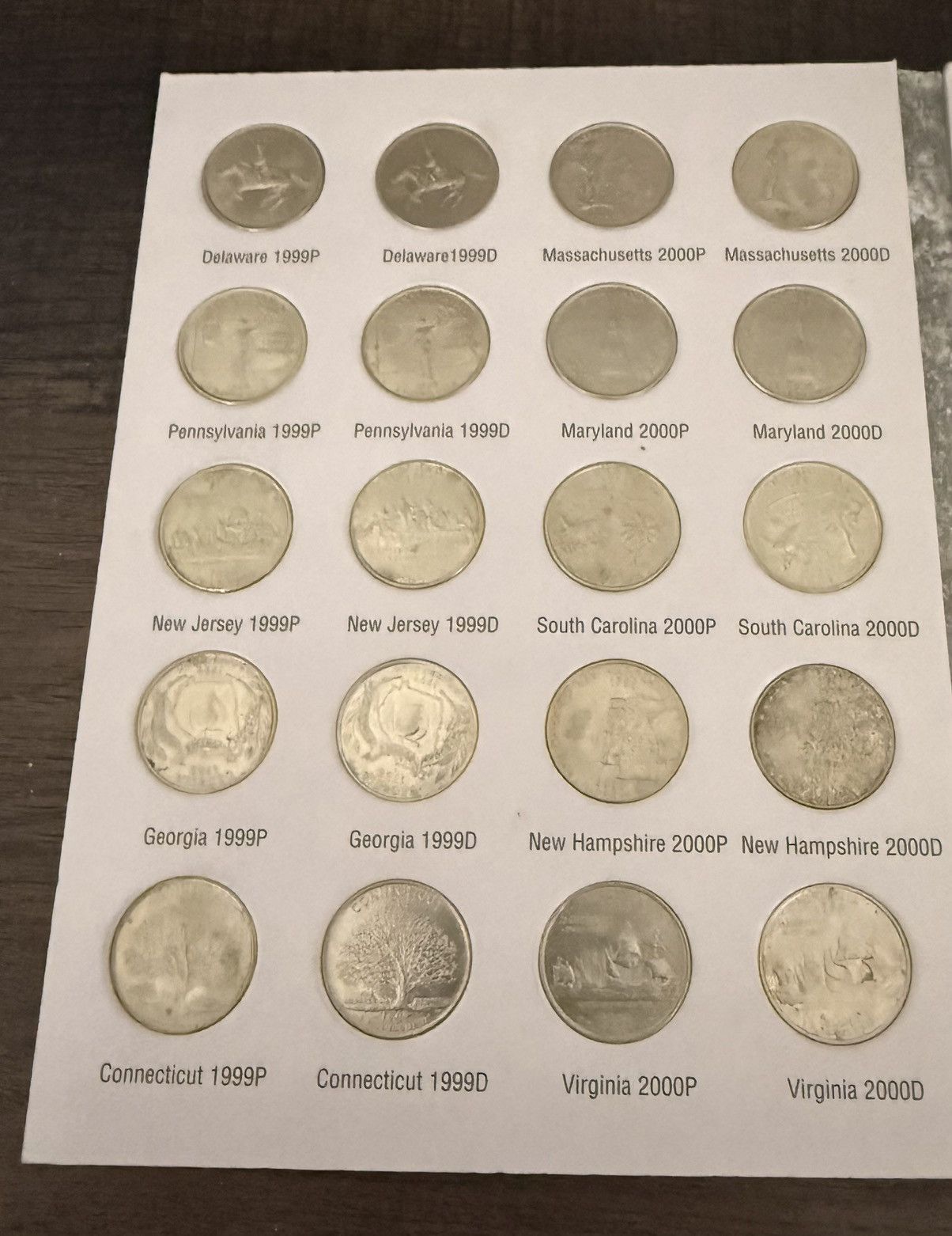 Other Washington Quarters State Collection 1999-2003 Volume I Size ONE SIZE - 3 Thumbnail