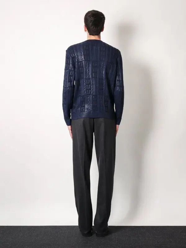 Fendi o1s1wg111225 Pullover in Nevy Blue Size US L / EU 52-54 / 3 - 4 Thumbnail
