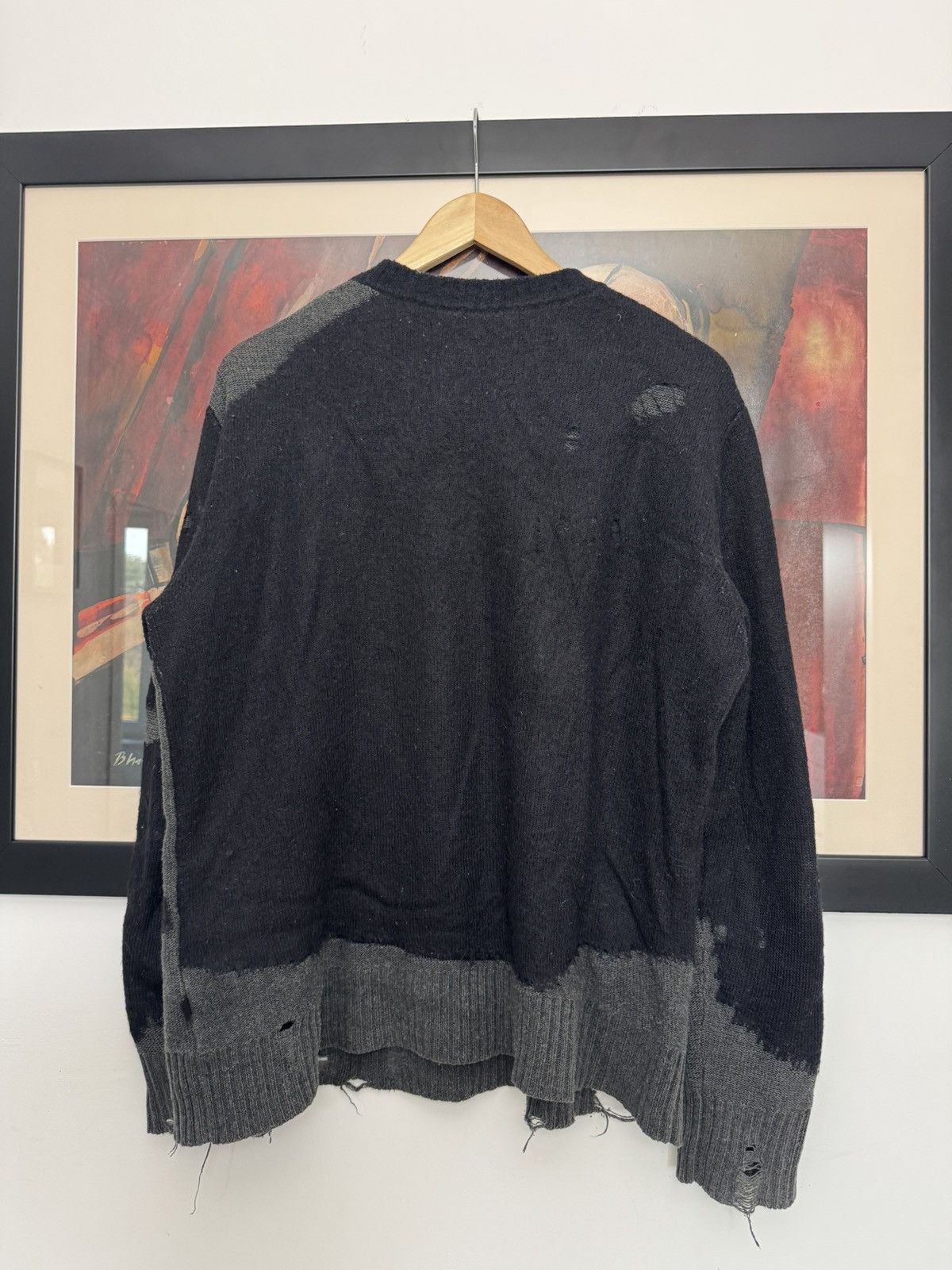 Diesel Diesel distressed knit Y2k mohair sweater avantgarde vintage Size US M / EU 48-50 / 2 - 3 Thumbnail