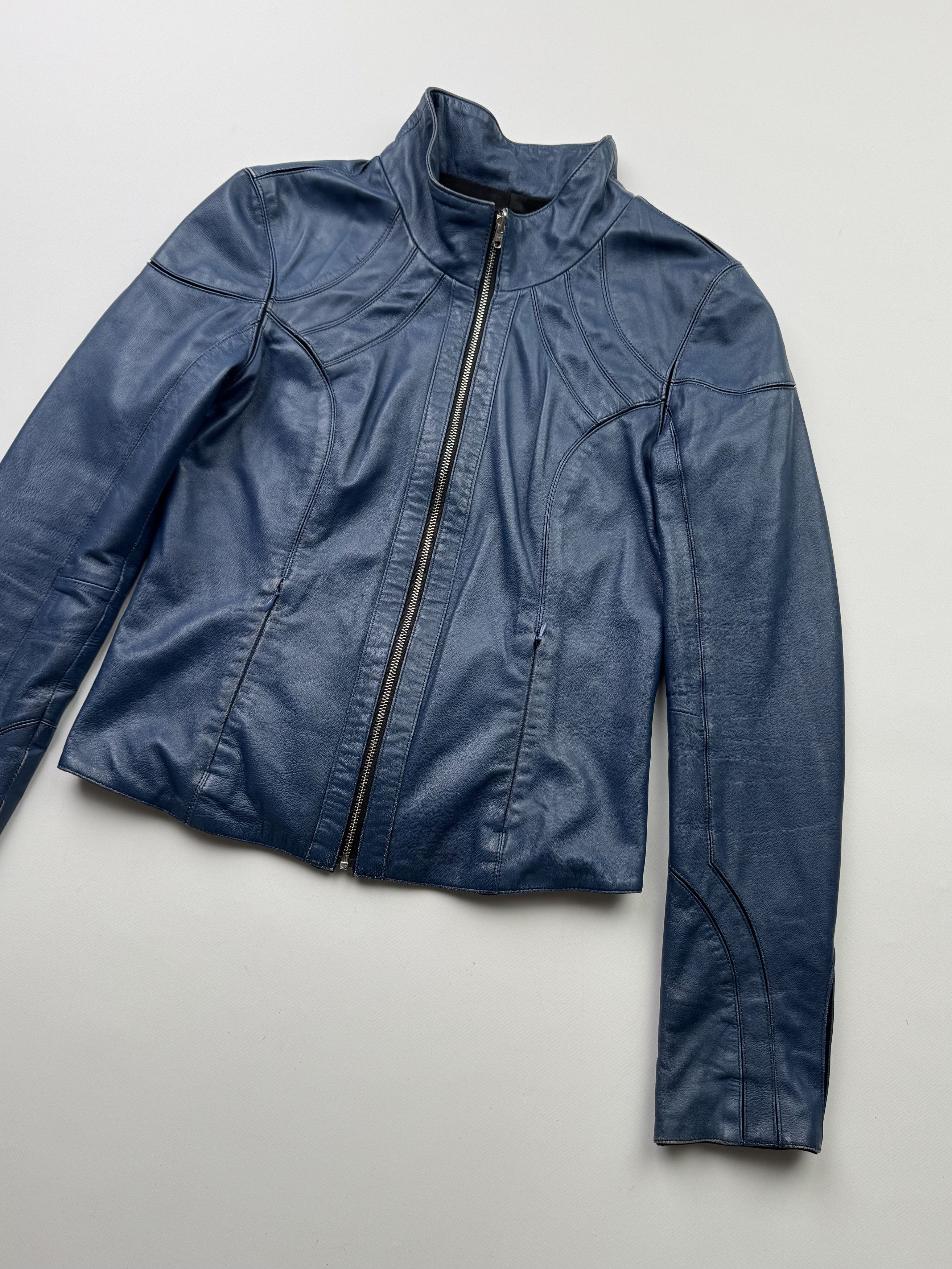 Japanese Brand Vintage Cropped Leather Jacket B776(V149)E2 Size S / US 4 / IT 40 - 3 Thumbnail